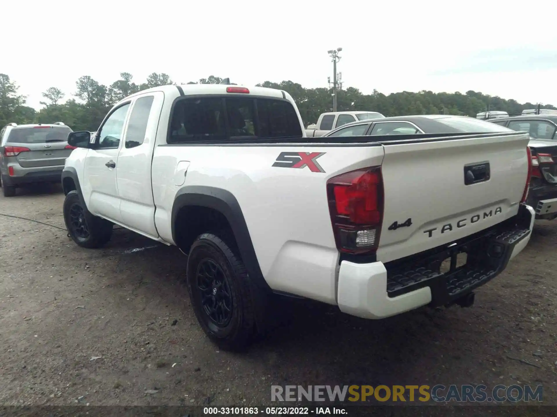 3 Photograph of a damaged car 3TYSZ5AN6MT052715 TOYOTA TACOMA 4WD 2021