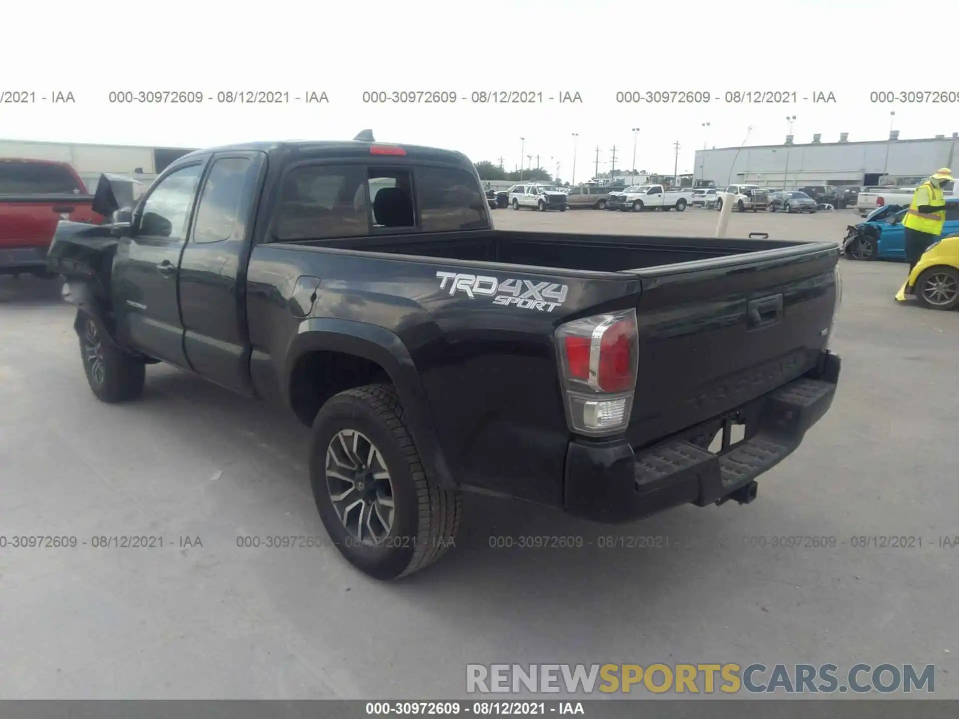 3 Photograph of a damaged car 3TYSZ5AN7MT012921 TOYOTA TACOMA 4WD 2021