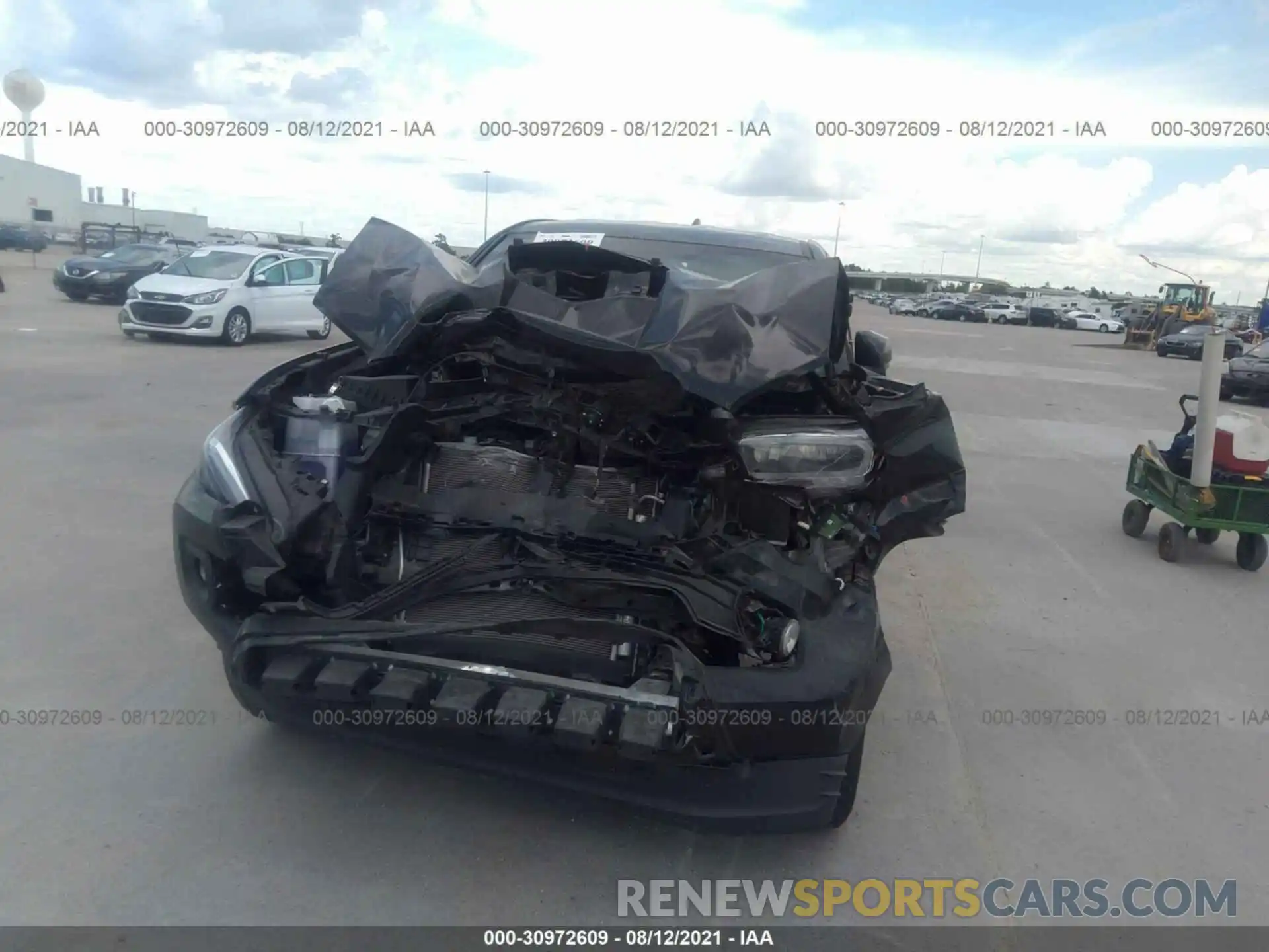 6 Photograph of a damaged car 3TYSZ5AN7MT012921 TOYOTA TACOMA 4WD 2021