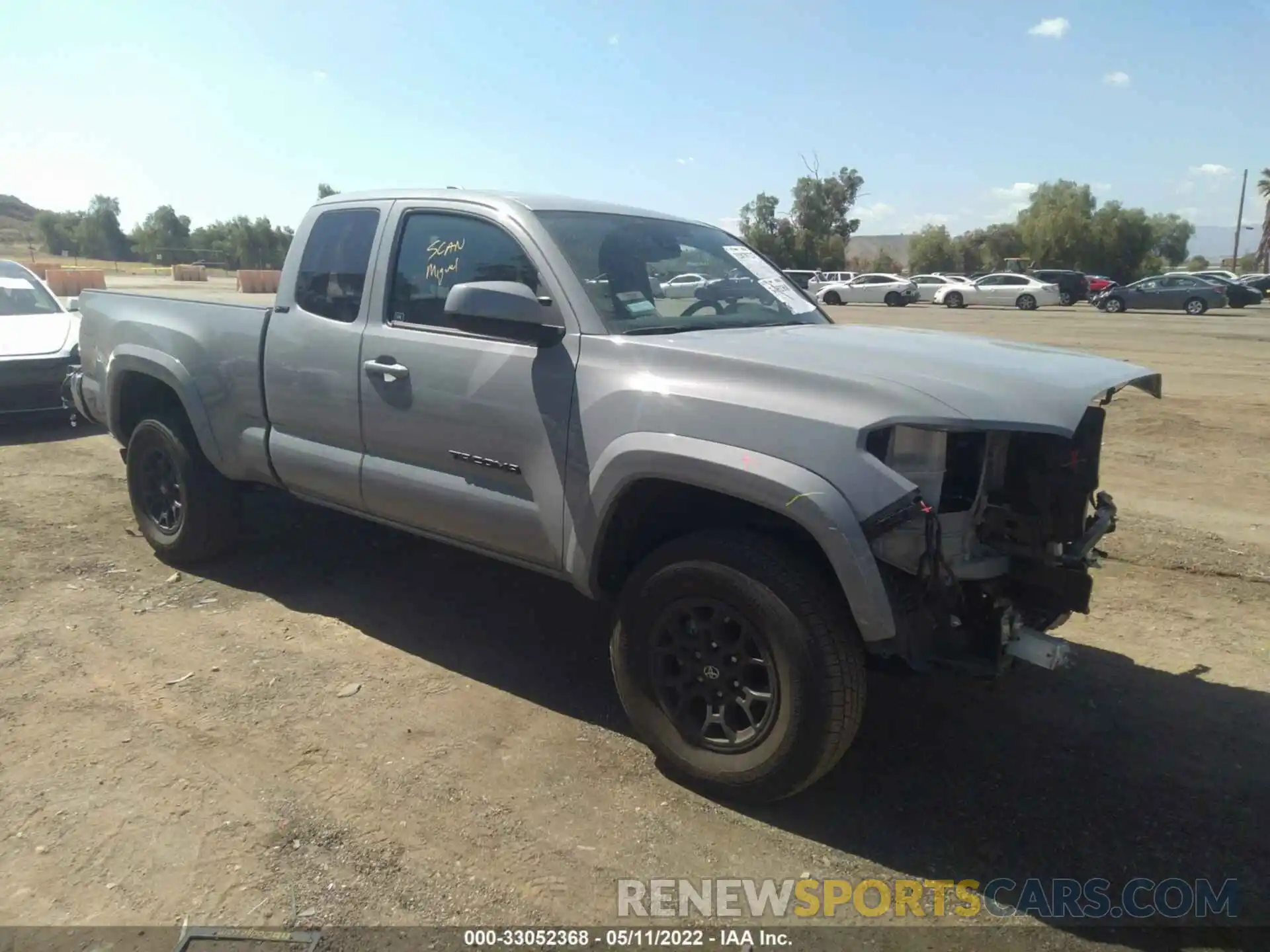 1 Photograph of a damaged car 3TYSZ5AN7MT045885 TOYOTA TACOMA 4WD 2021