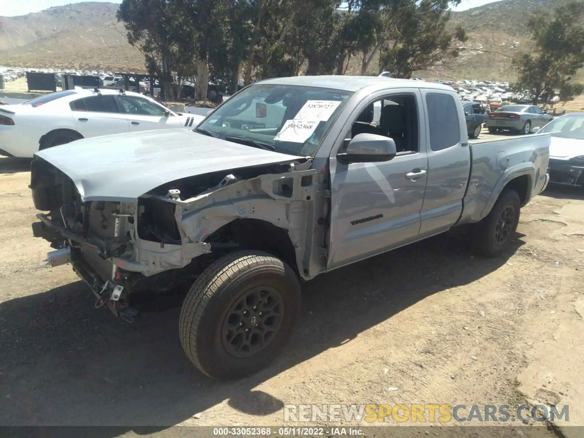 2 Photograph of a damaged car 3TYSZ5AN7MT045885 TOYOTA TACOMA 4WD 2021