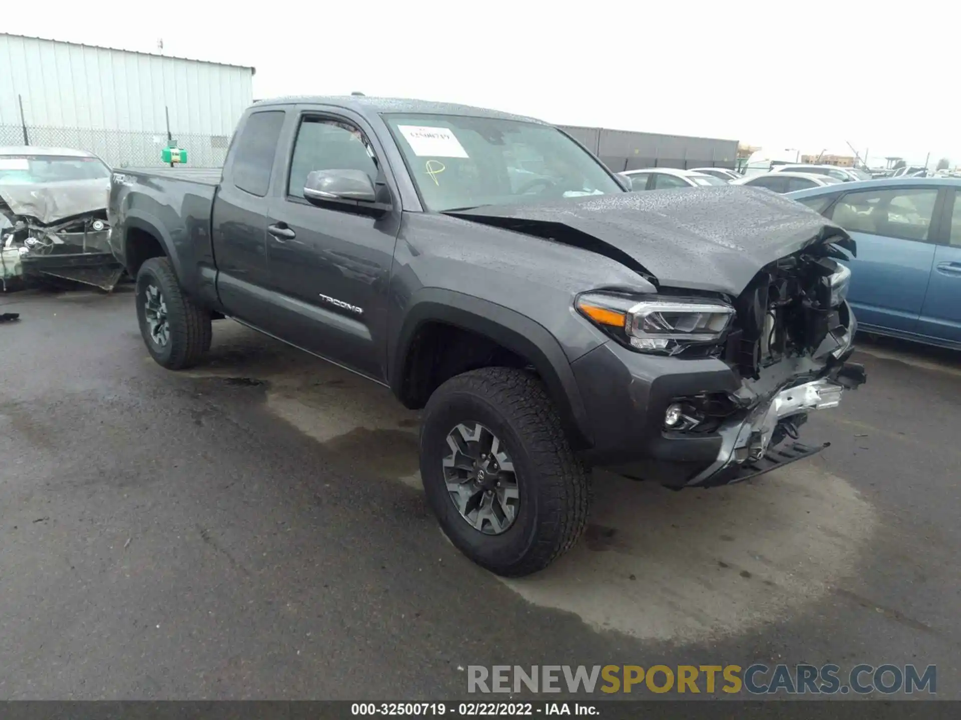 1 Photograph of a damaged car 3TYSZ5AN7MT052643 TOYOTA TACOMA 4WD 2021