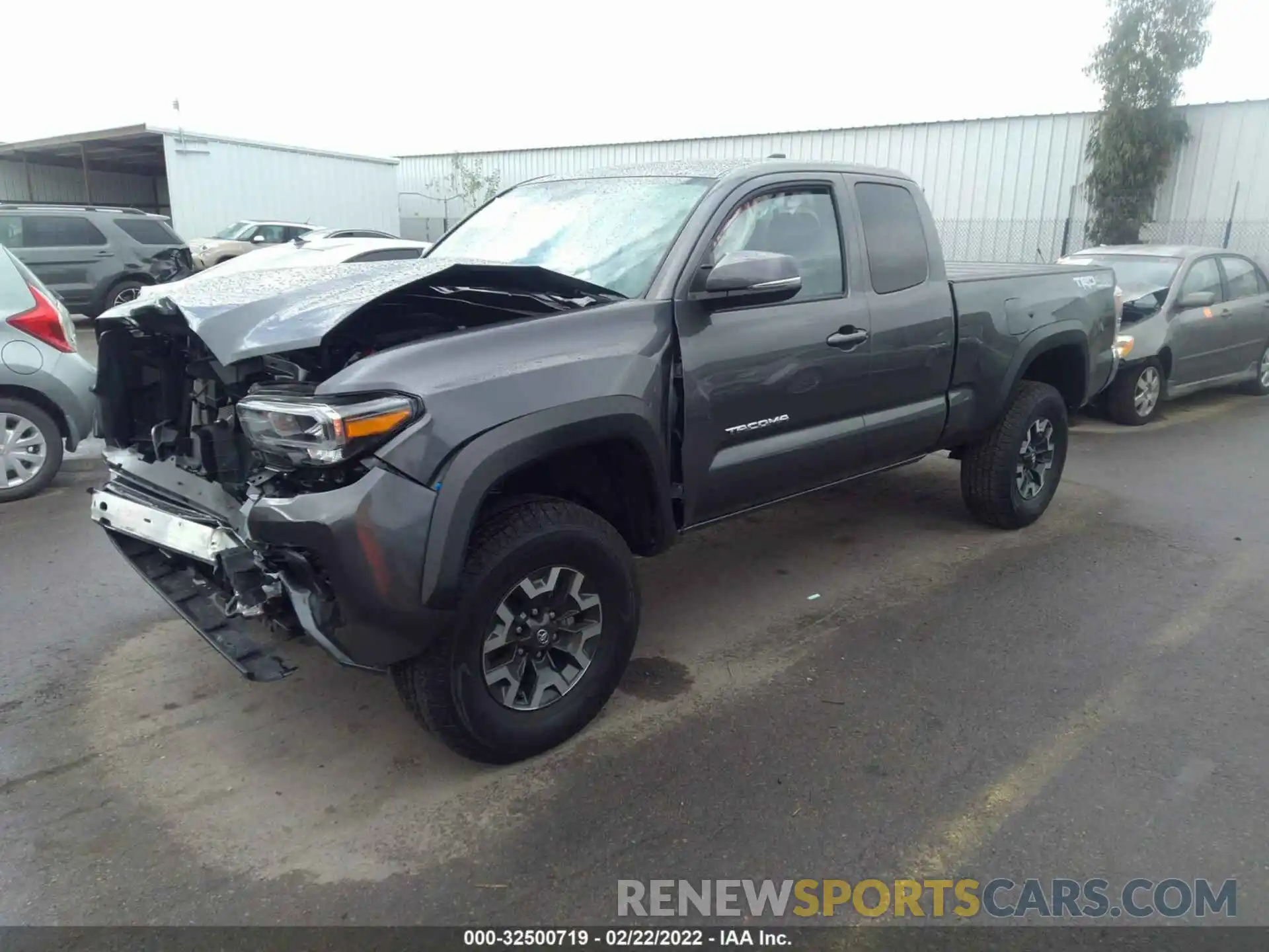 2 Photograph of a damaged car 3TYSZ5AN7MT052643 TOYOTA TACOMA 4WD 2021