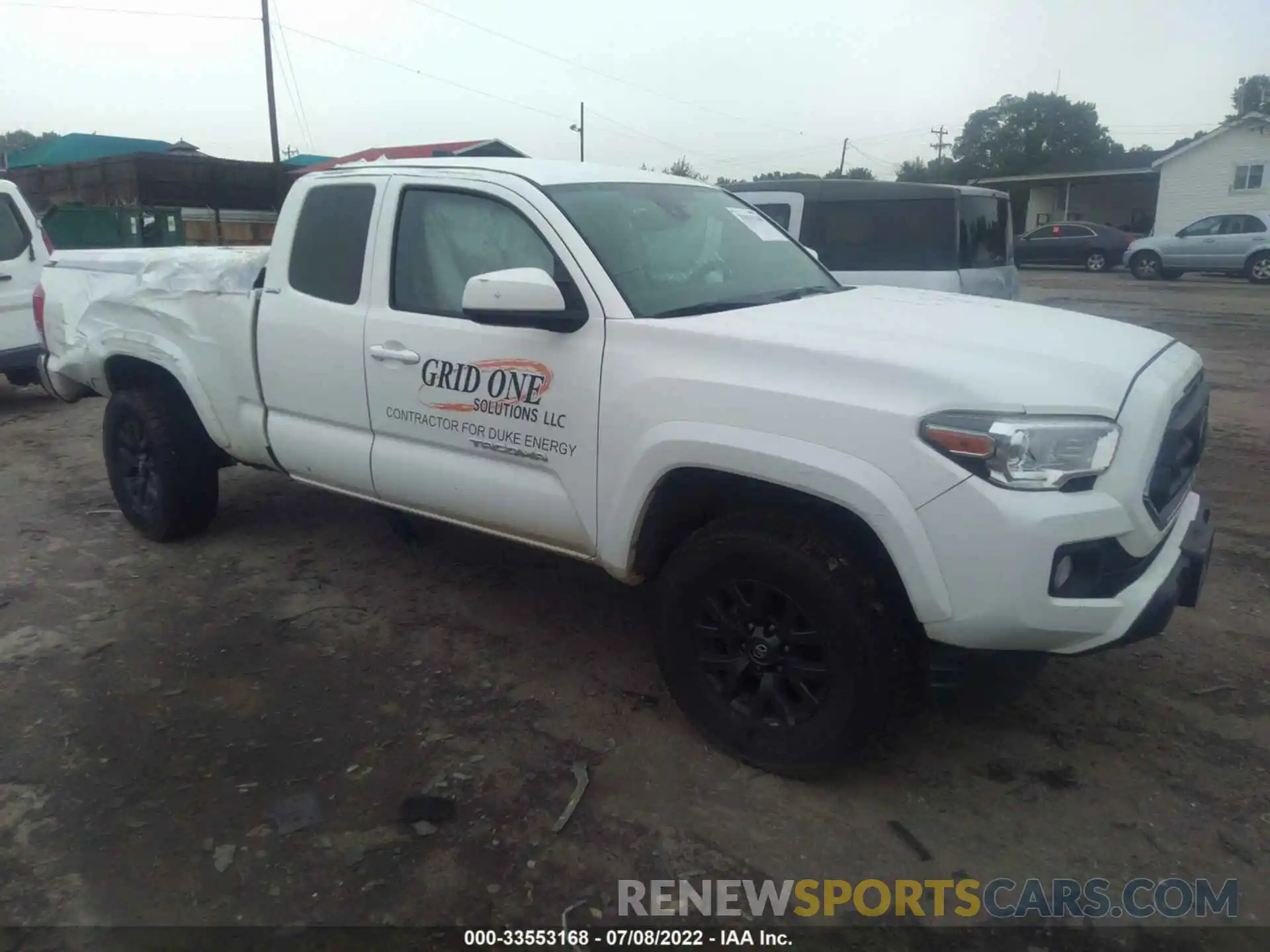 1 Photograph of a damaged car 3TYSZ5AN8MT007680 TOYOTA TACOMA 4WD 2021