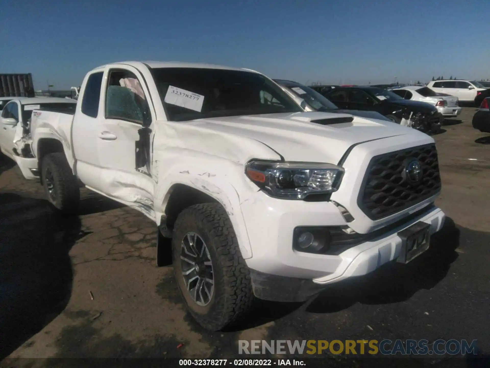 1 Photograph of a damaged car 3TYSZ5AN8MT008165 TOYOTA TACOMA 4WD 2021