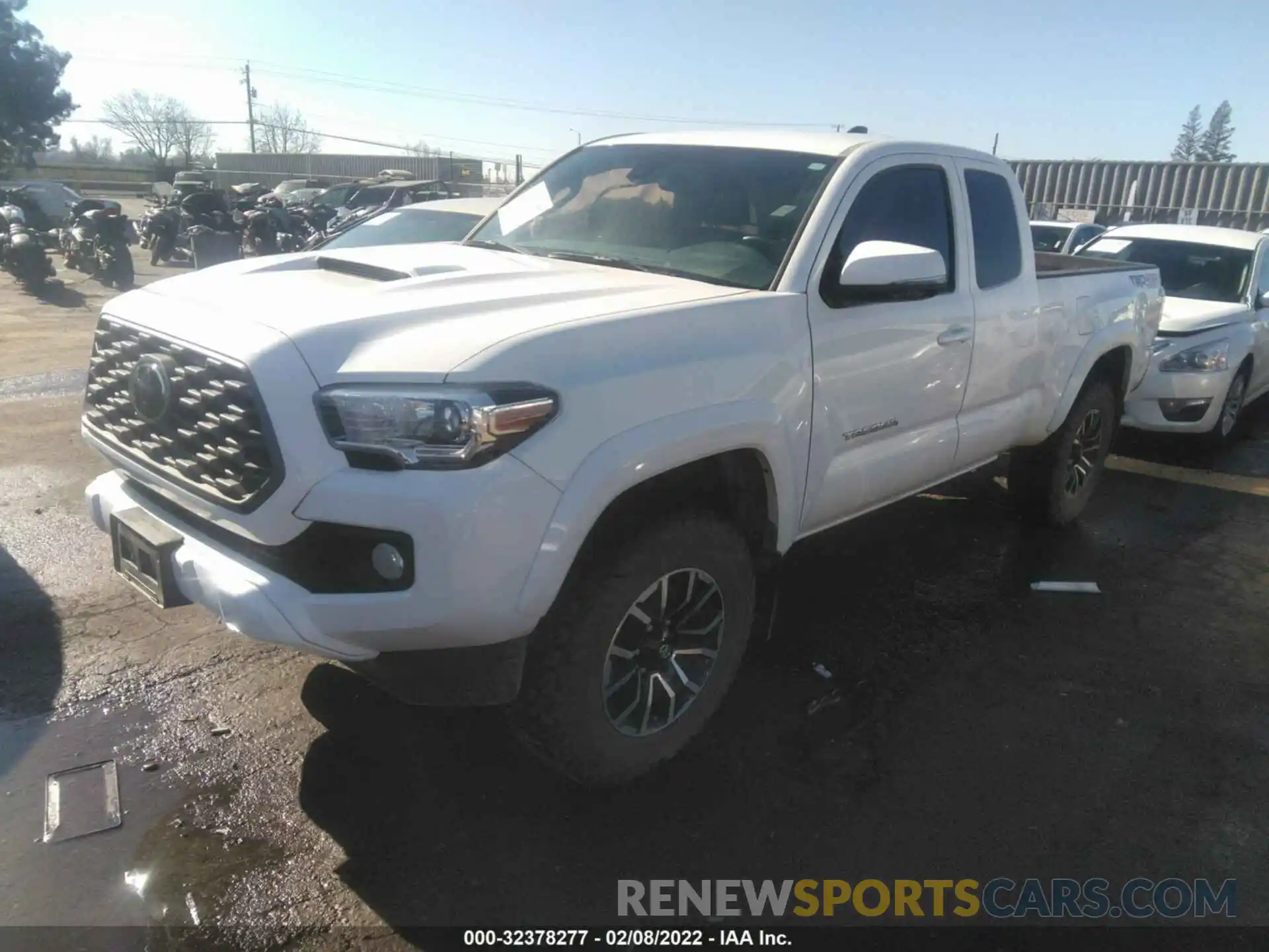 2 Photograph of a damaged car 3TYSZ5AN8MT008165 TOYOTA TACOMA 4WD 2021