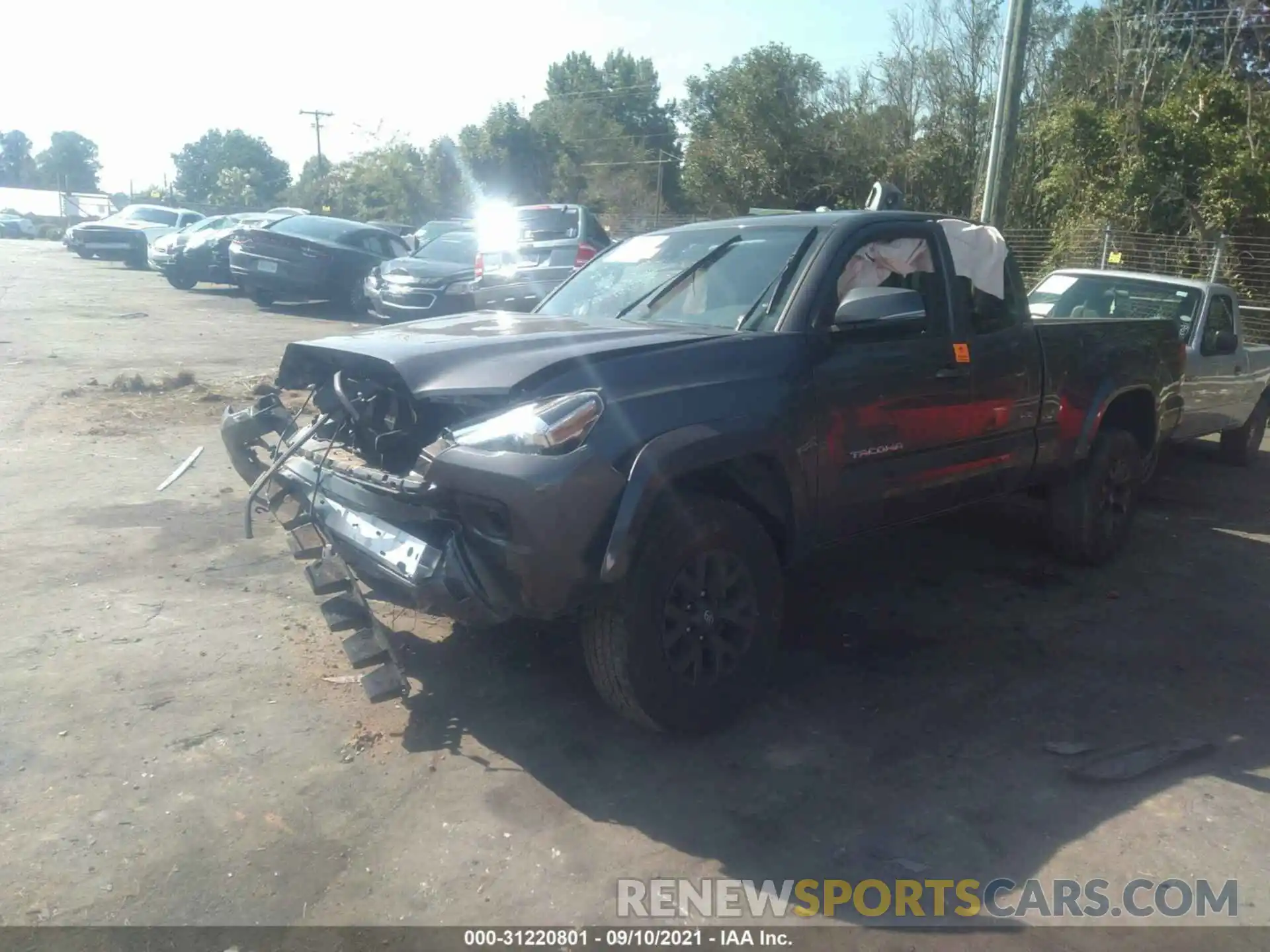 2 Фотография поврежденного автомобиля 3TYSZ5AN8MT017299 TOYOTA TACOMA 4WD 2021