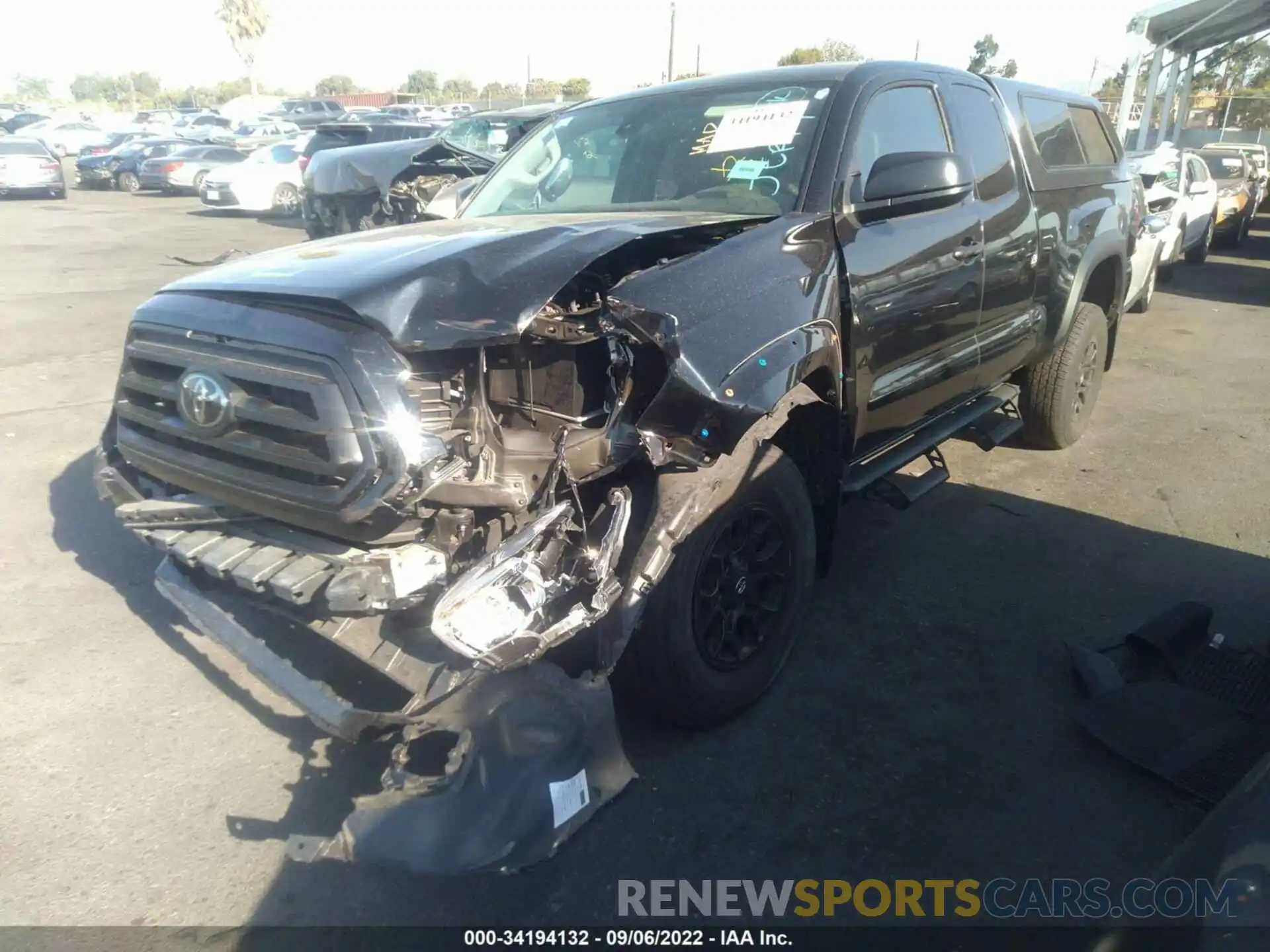 2 Photograph of a damaged car 3TYSZ5AN8MT046771 TOYOTA TACOMA 4WD 2021