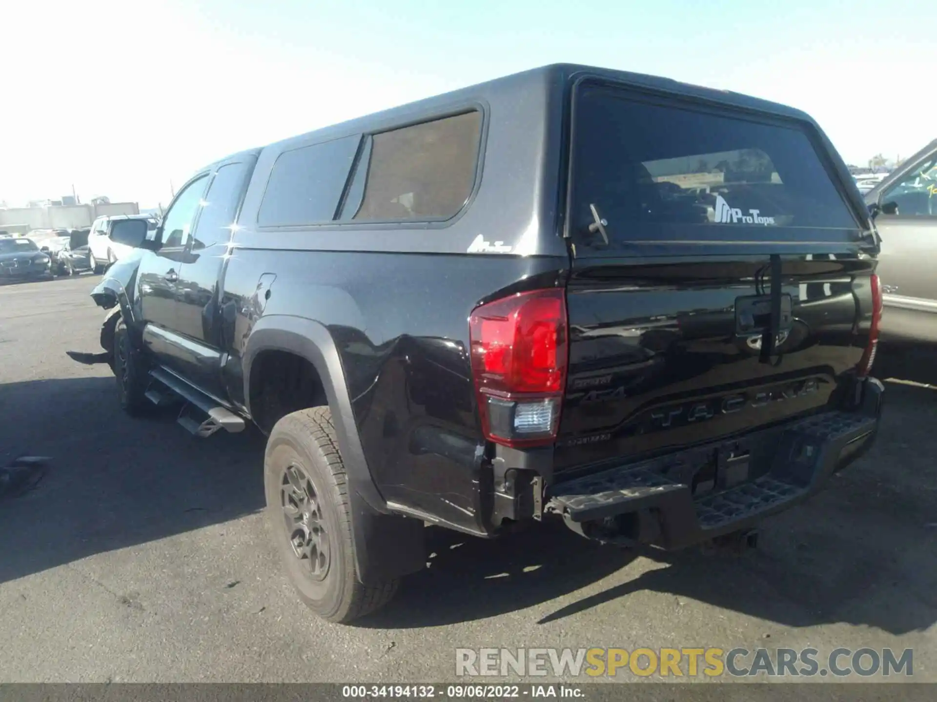 3 Photograph of a damaged car 3TYSZ5AN8MT046771 TOYOTA TACOMA 4WD 2021