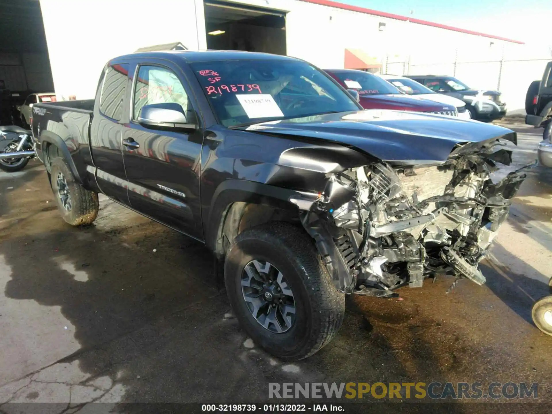 1 Photograph of a damaged car 3TYSZ5AN9MT009907 TOYOTA TACOMA 4WD 2021