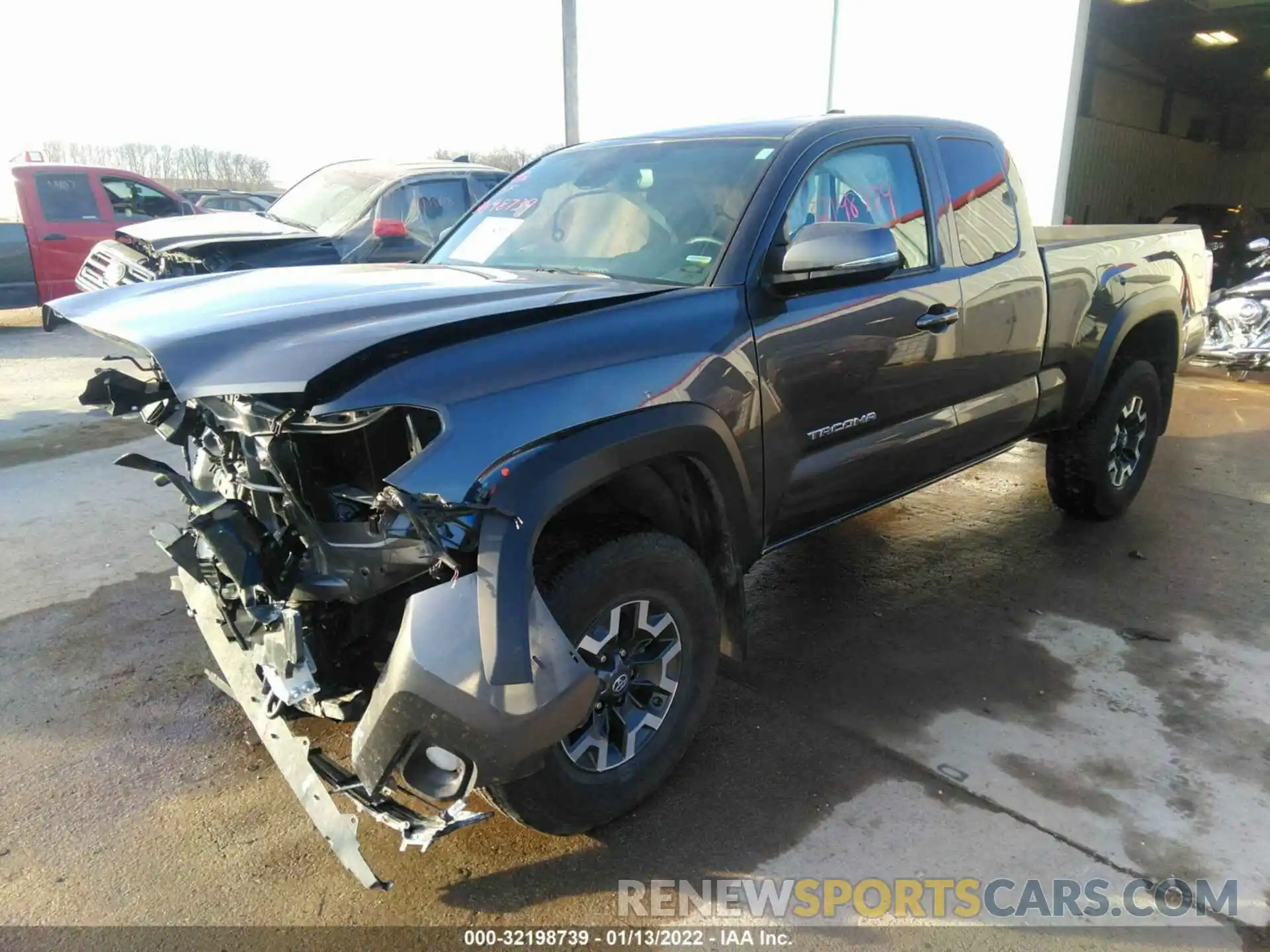 2 Photograph of a damaged car 3TYSZ5AN9MT009907 TOYOTA TACOMA 4WD 2021