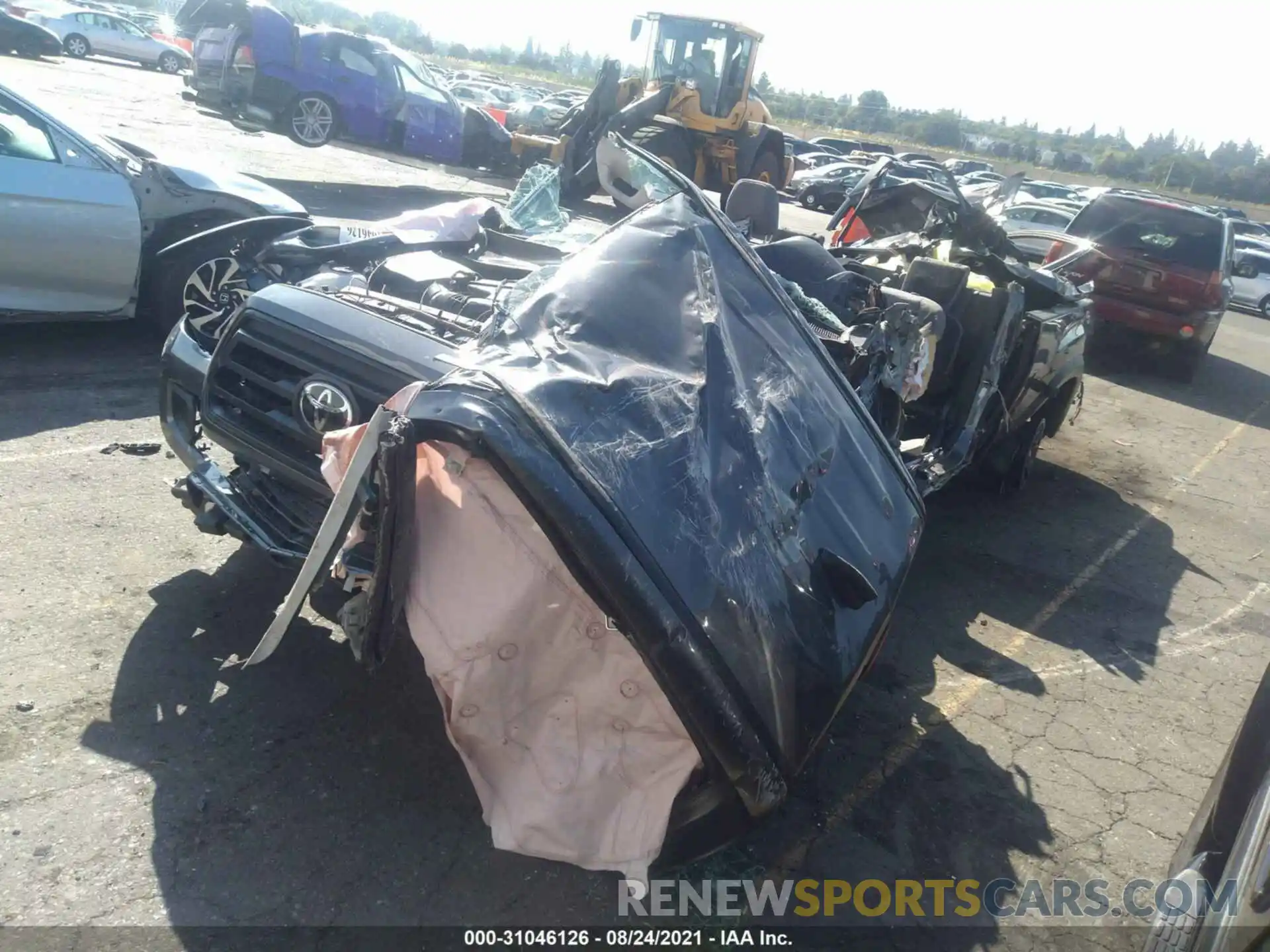 2 Photograph of a damaged car 3TYSZ5ANXMT019197 TOYOTA TACOMA 4WD 2021