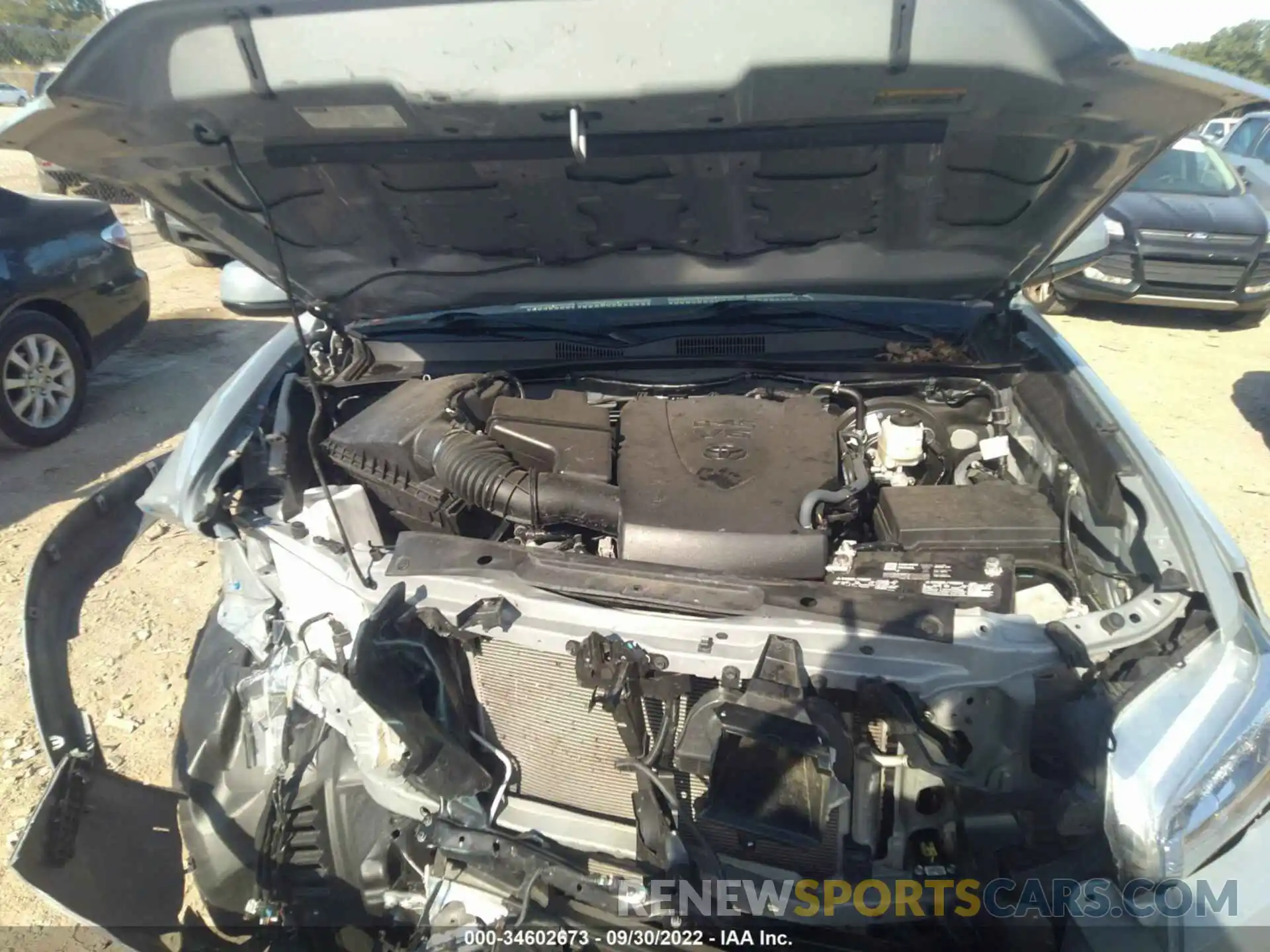 10 Photograph of a damaged car 3TYSZ5ANXMT022696 TOYOTA TACOMA 4WD 2021