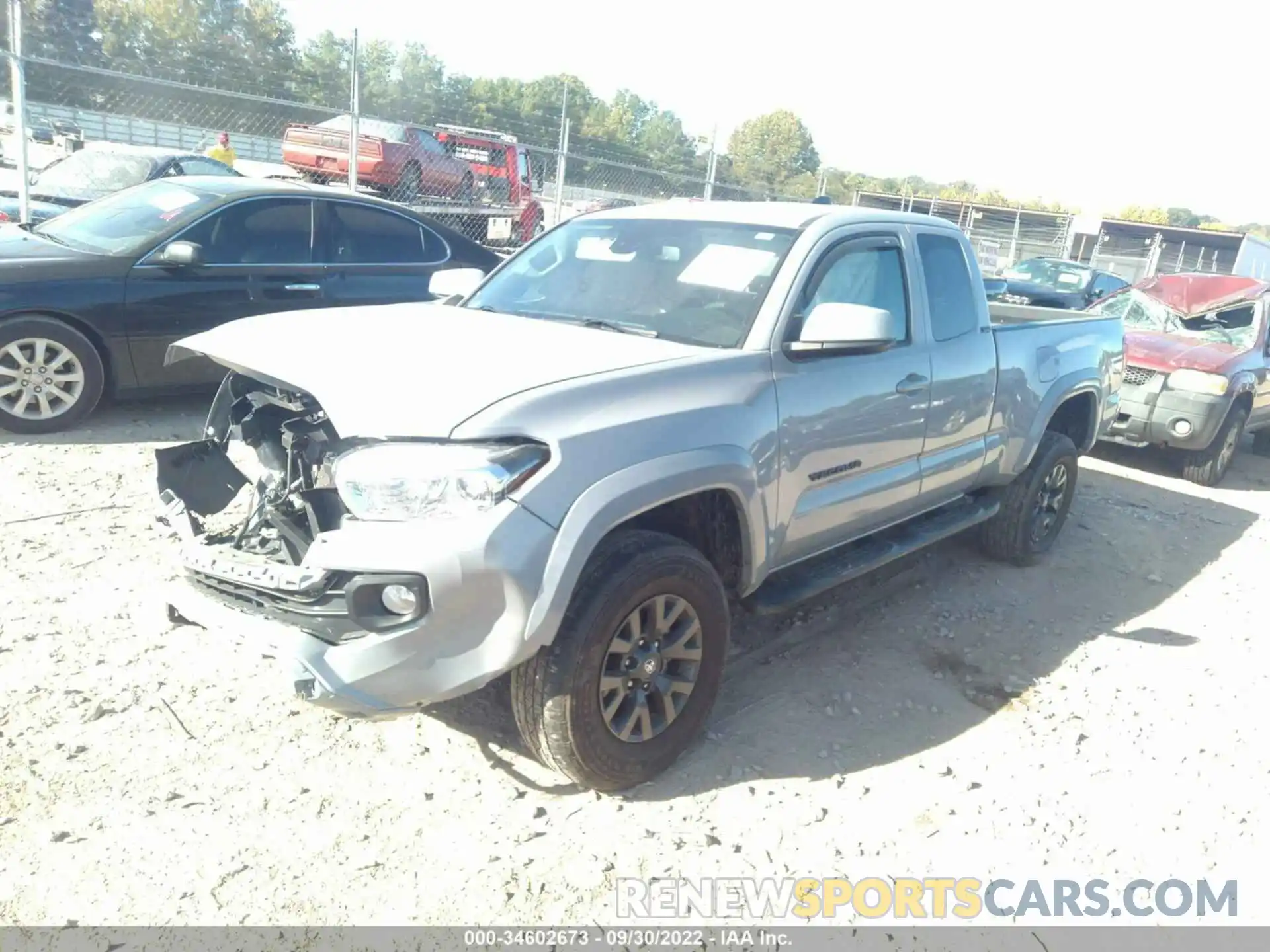 2 Photograph of a damaged car 3TYSZ5ANXMT022696 TOYOTA TACOMA 4WD 2021