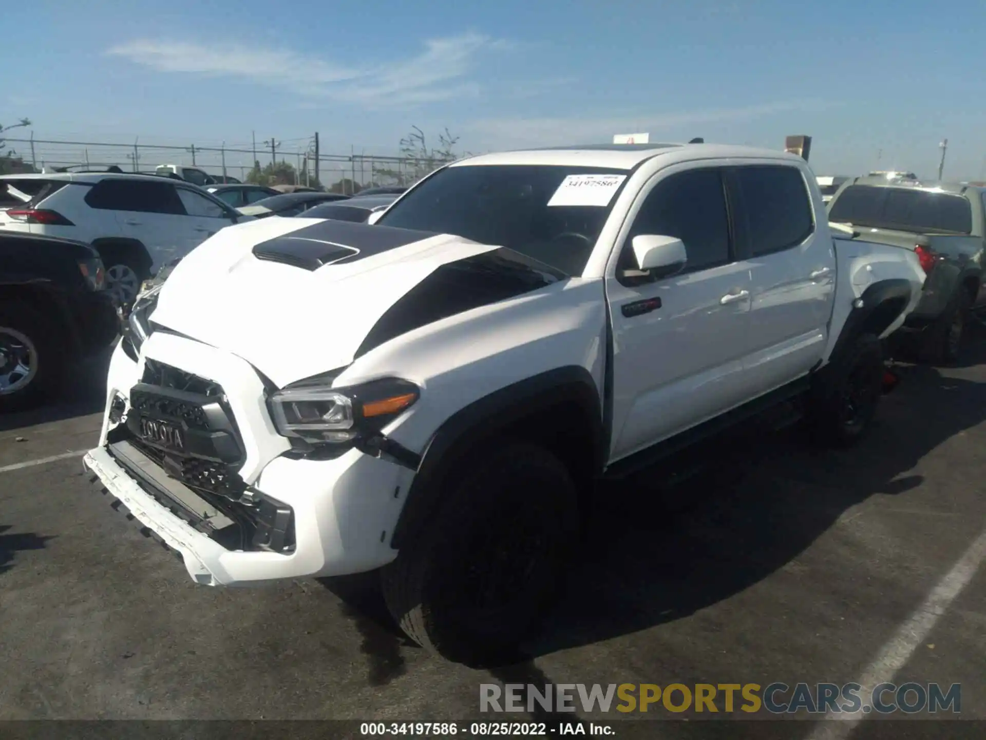 2 Photograph of a damaged car 5TFCZ5AN0MX253679 TOYOTA TACOMA 4WD 2021