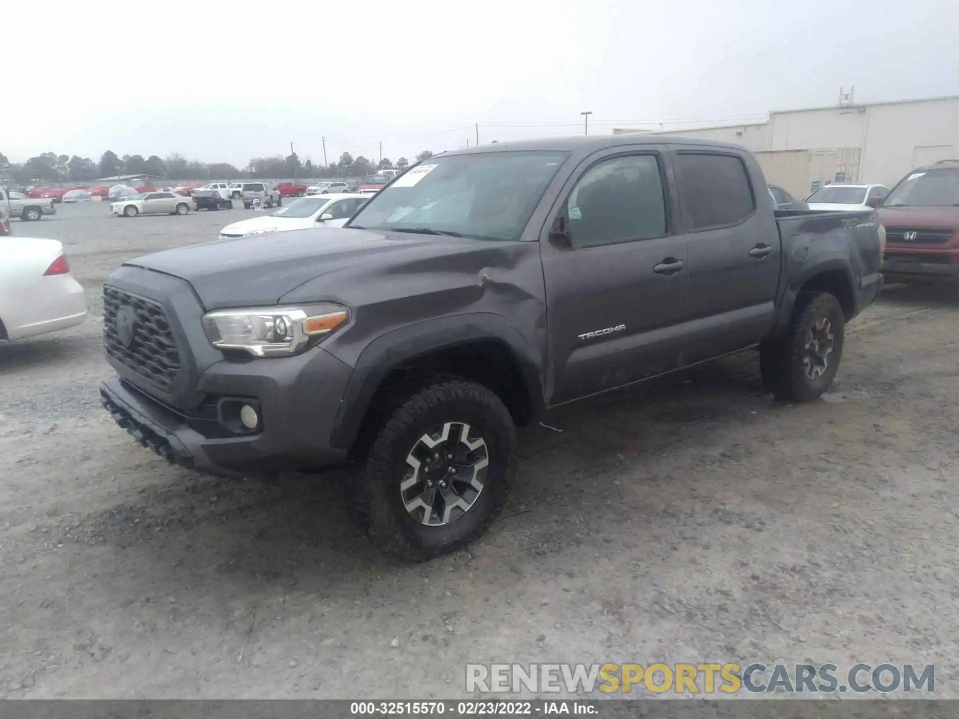 2 Photograph of a damaged car 5TFCZ5AN0MX254007 TOYOTA TACOMA 4WD 2021