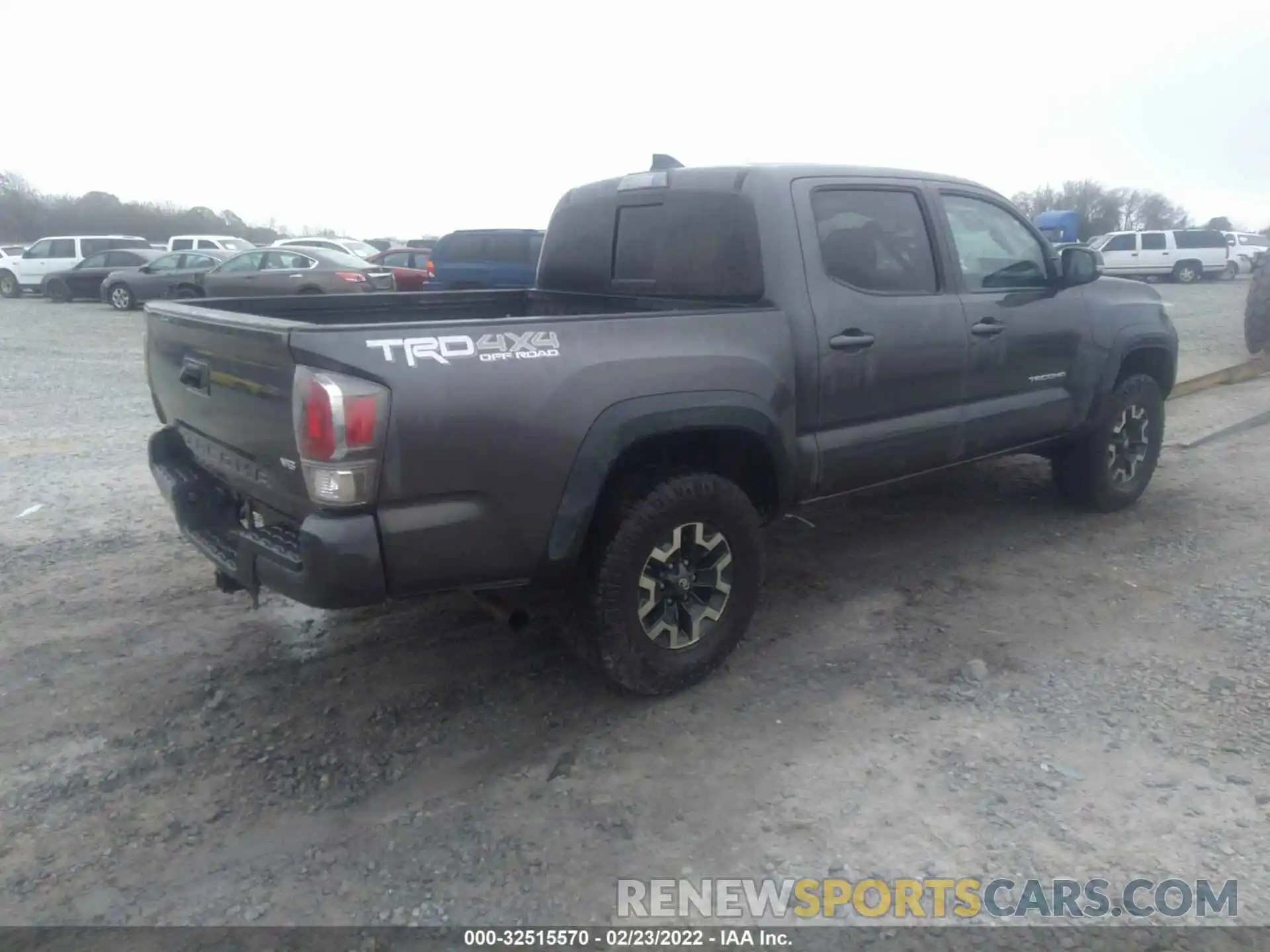 4 Фотография поврежденного автомобиля 5TFCZ5AN0MX254007 TOYOTA TACOMA 4WD 2021