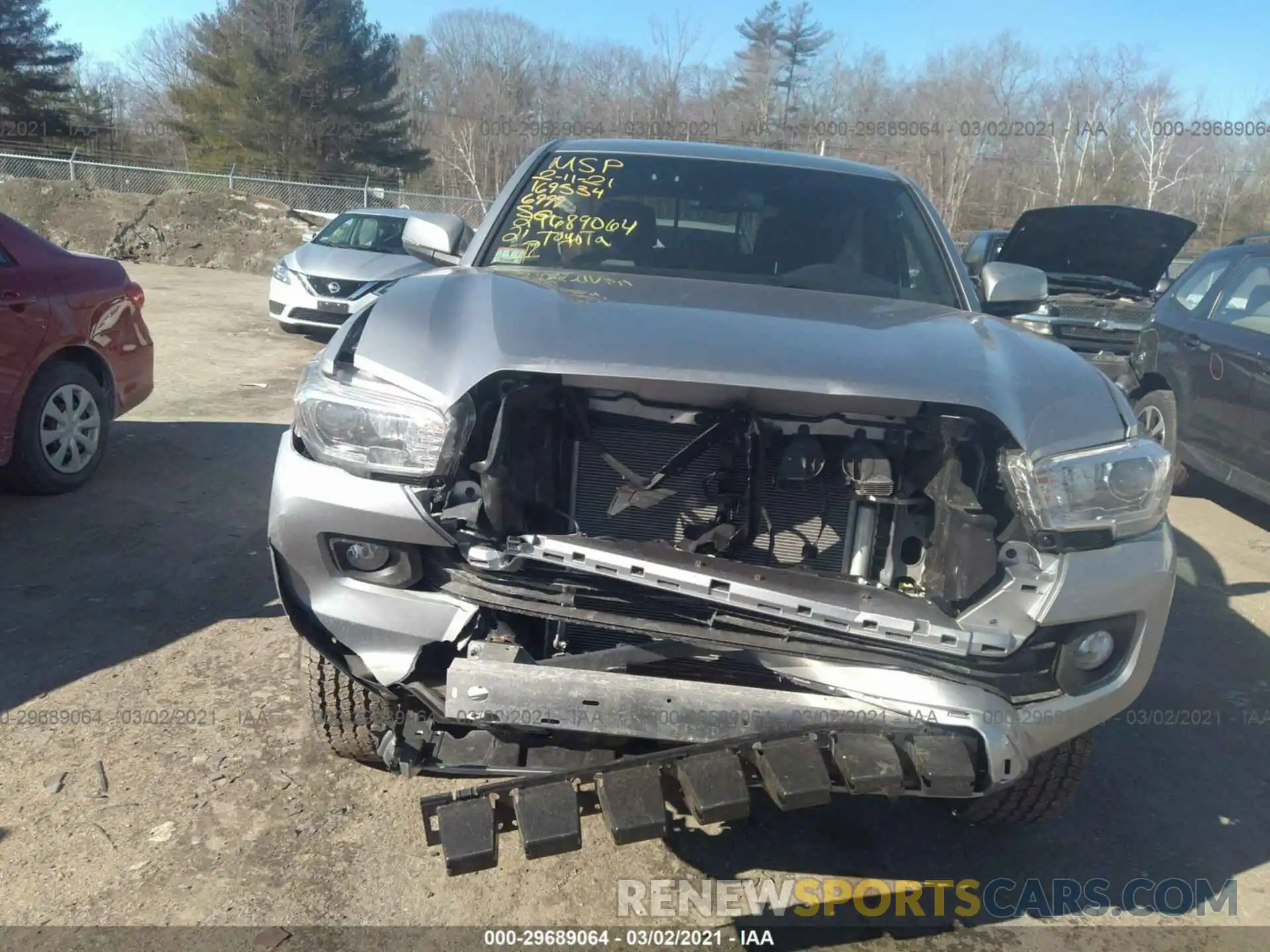 6 Photograph of a damaged car 5TFCZ5AN0MX256999 TOYOTA TACOMA 4WD 2021