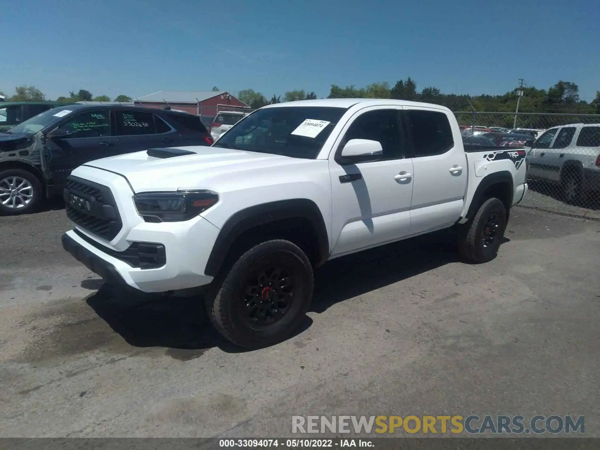 2 Photograph of a damaged car 5TFCZ5AN0MX268005 TOYOTA TACOMA 4WD 2021