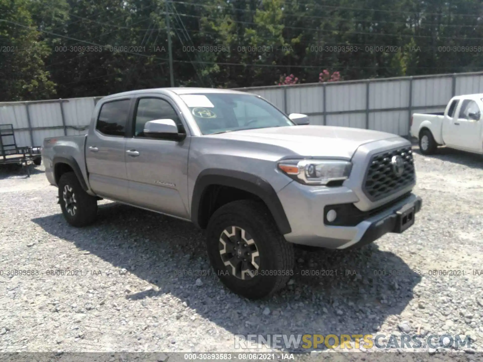 1 Photograph of a damaged car 5TFCZ5AN0MX268070 TOYOTA TACOMA 4WD 2021