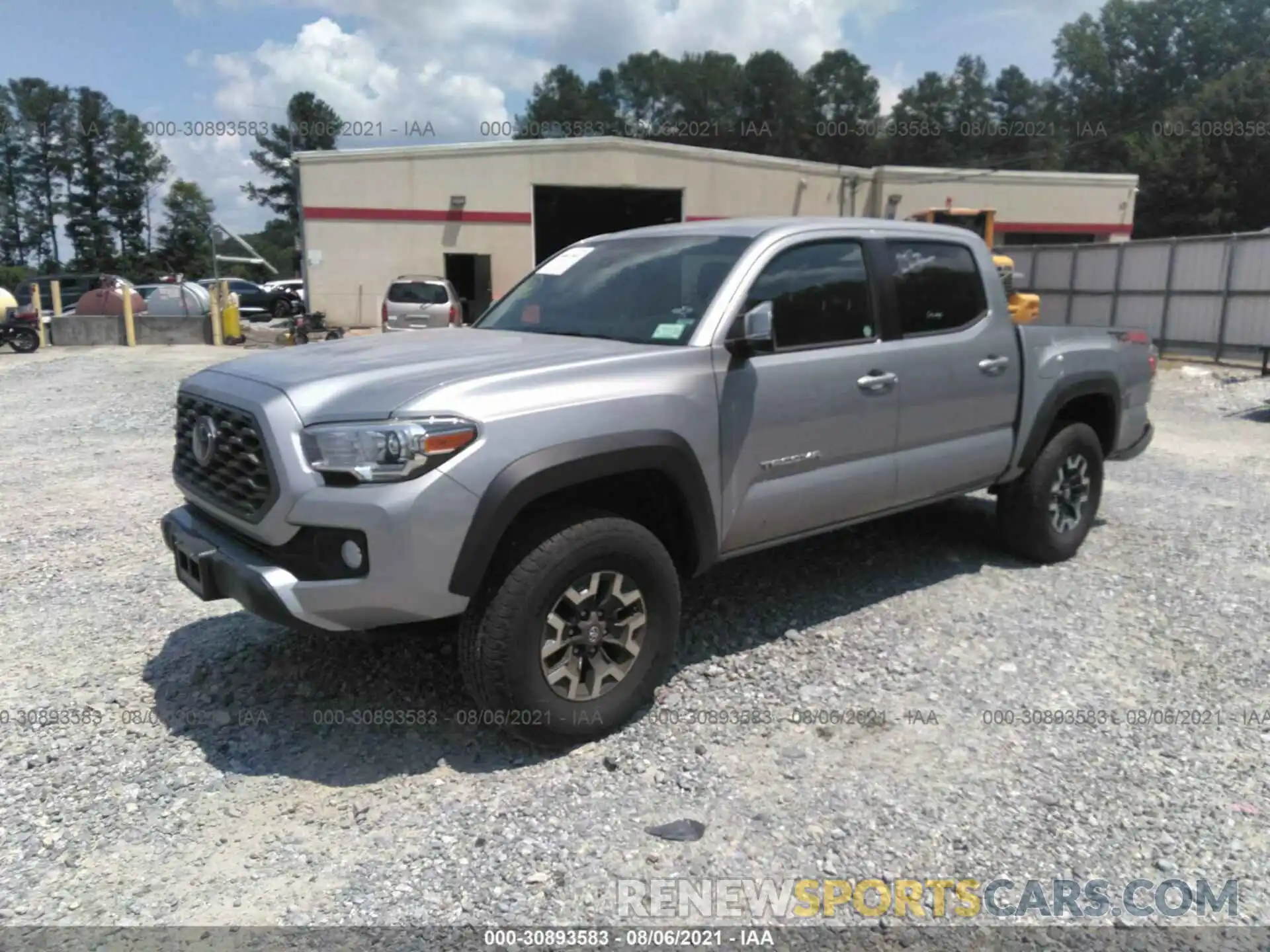 2 Photograph of a damaged car 5TFCZ5AN0MX268070 TOYOTA TACOMA 4WD 2021