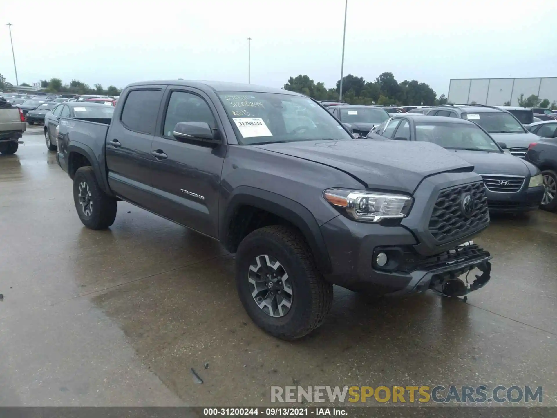 1 Photograph of a damaged car 5TFCZ5AN0MX271812 TOYOTA TACOMA 4WD 2021