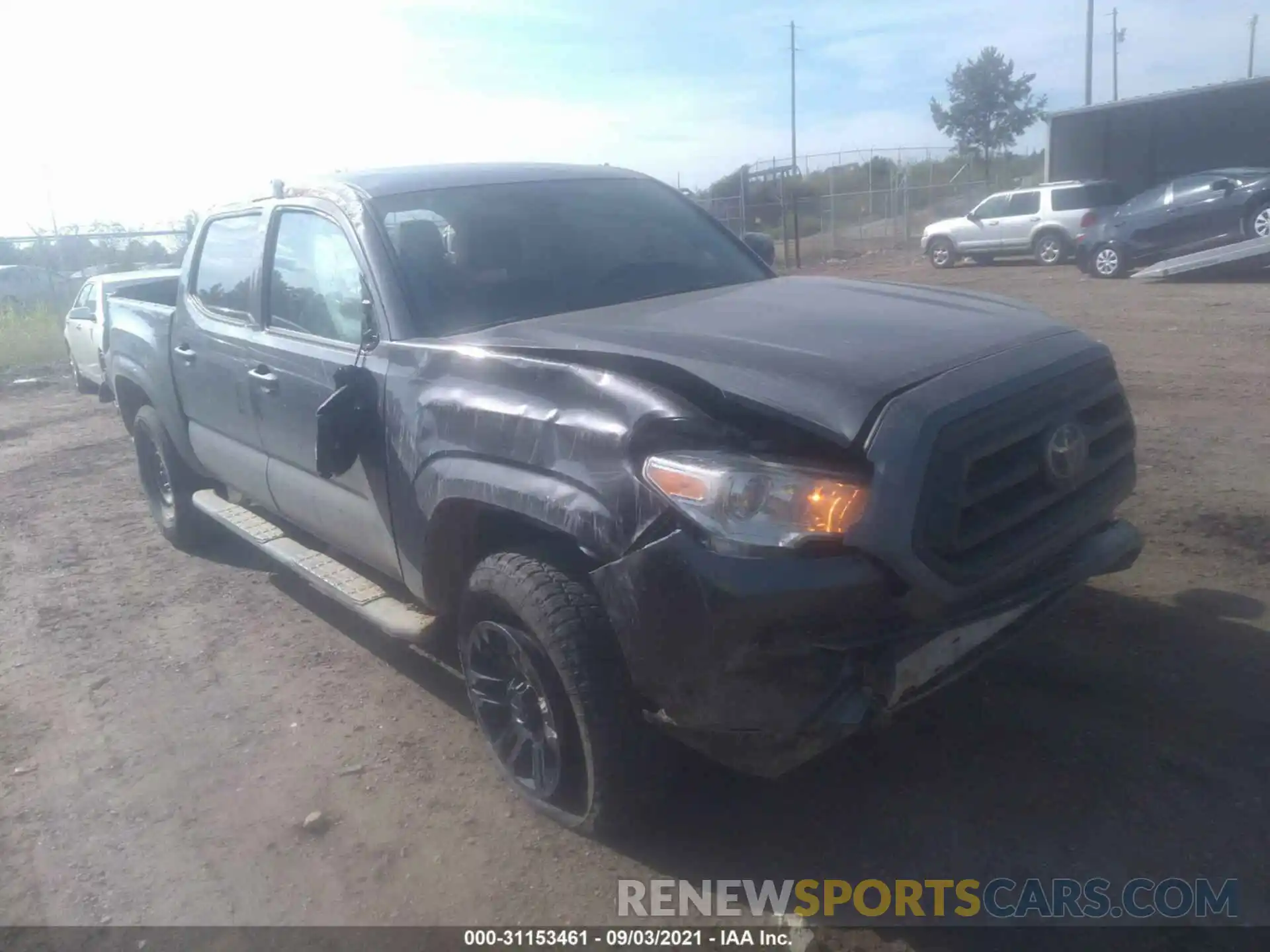 1 Photograph of a damaged car 5TFCZ5AN0MX273205 TOYOTA TACOMA 4WD 2021