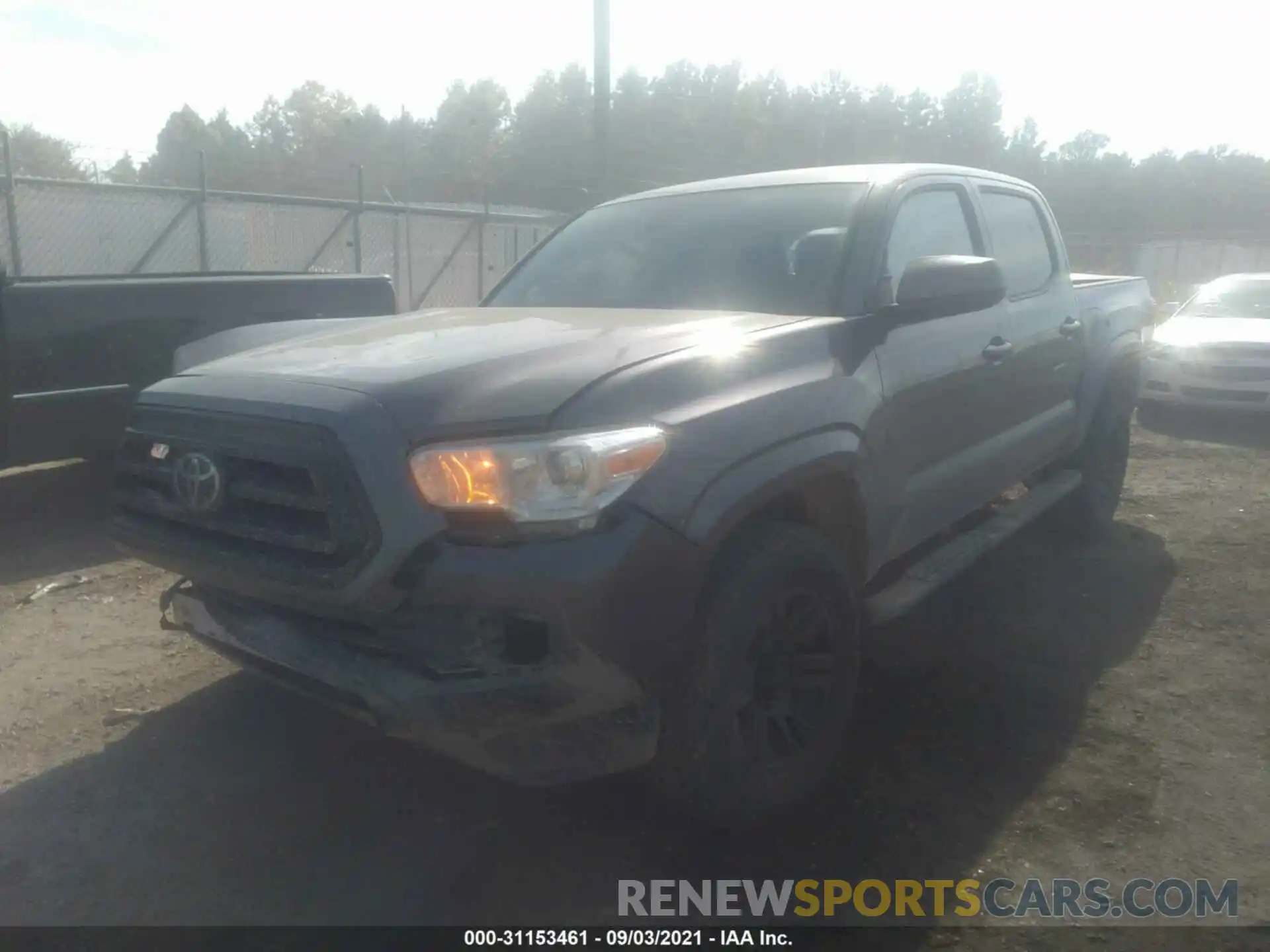 2 Photograph of a damaged car 5TFCZ5AN0MX273205 TOYOTA TACOMA 4WD 2021