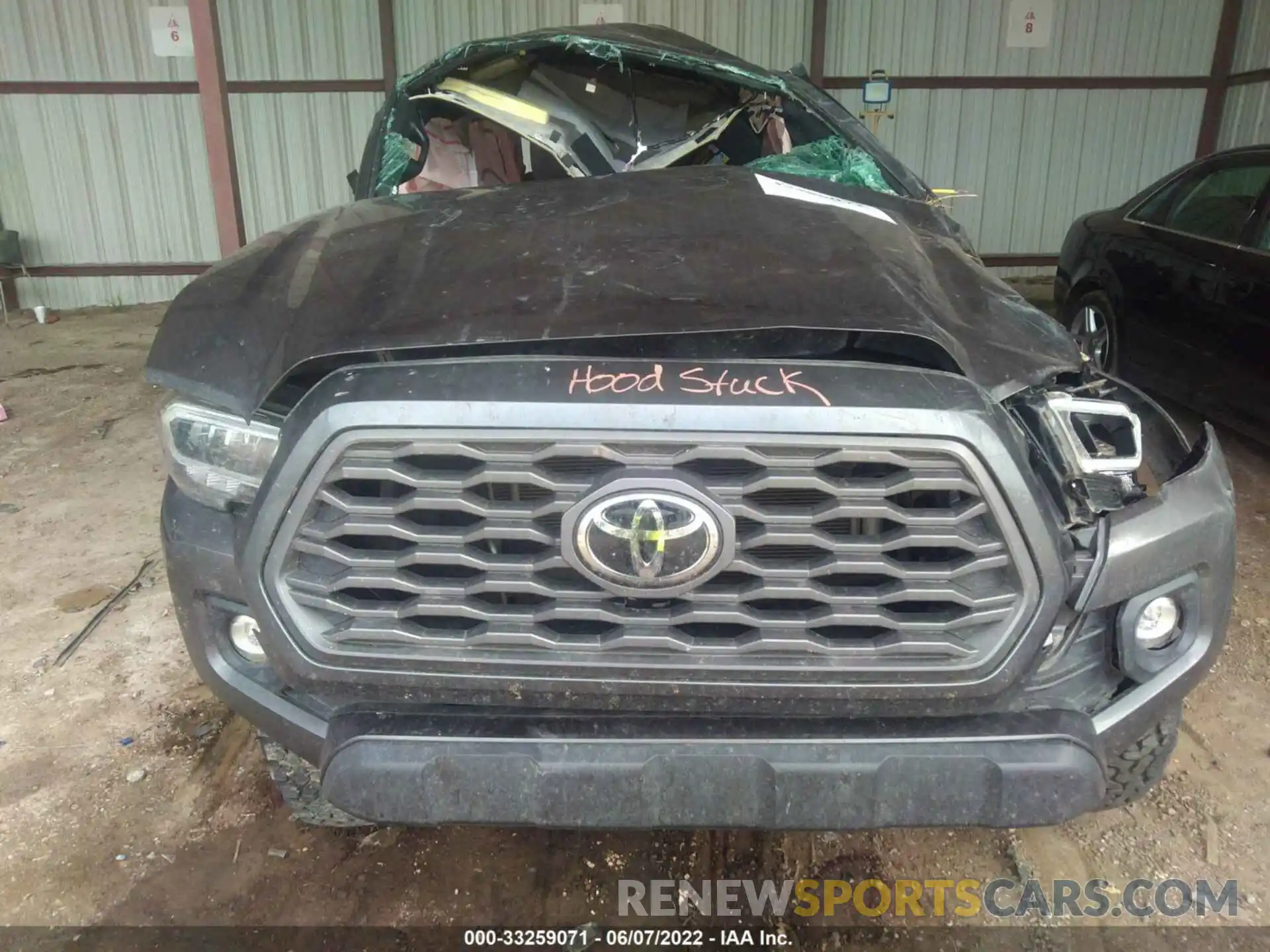 10 Фотография поврежденного автомобиля 5TFCZ5AN1MX244702 TOYOTA TACOMA 4WD 2021