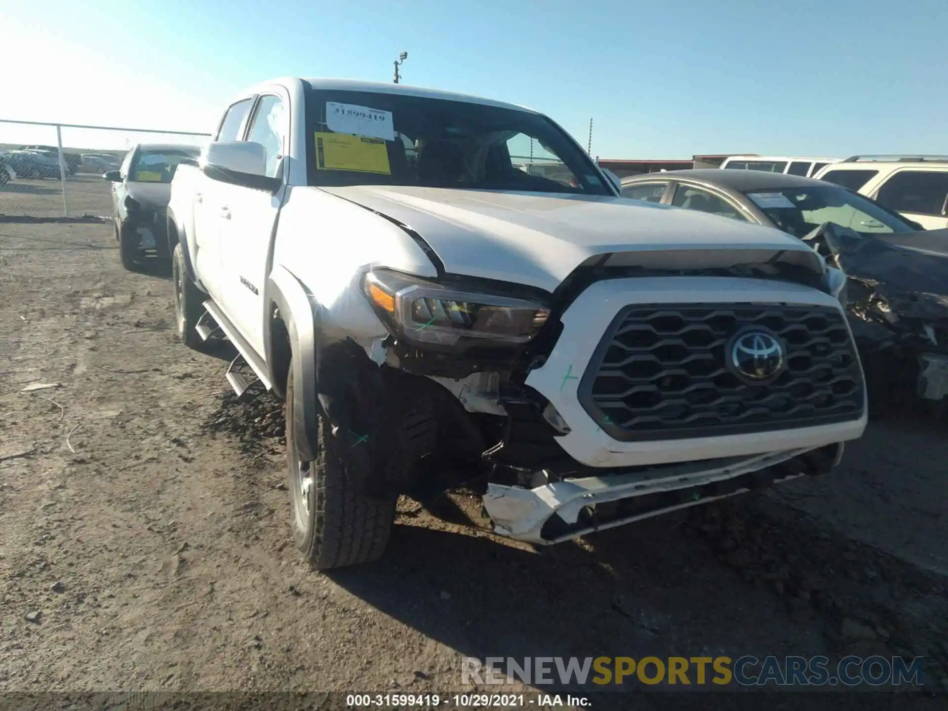 6 Photograph of a damaged car 5TFCZ5AN1MX250483 TOYOTA TACOMA 4WD 2021