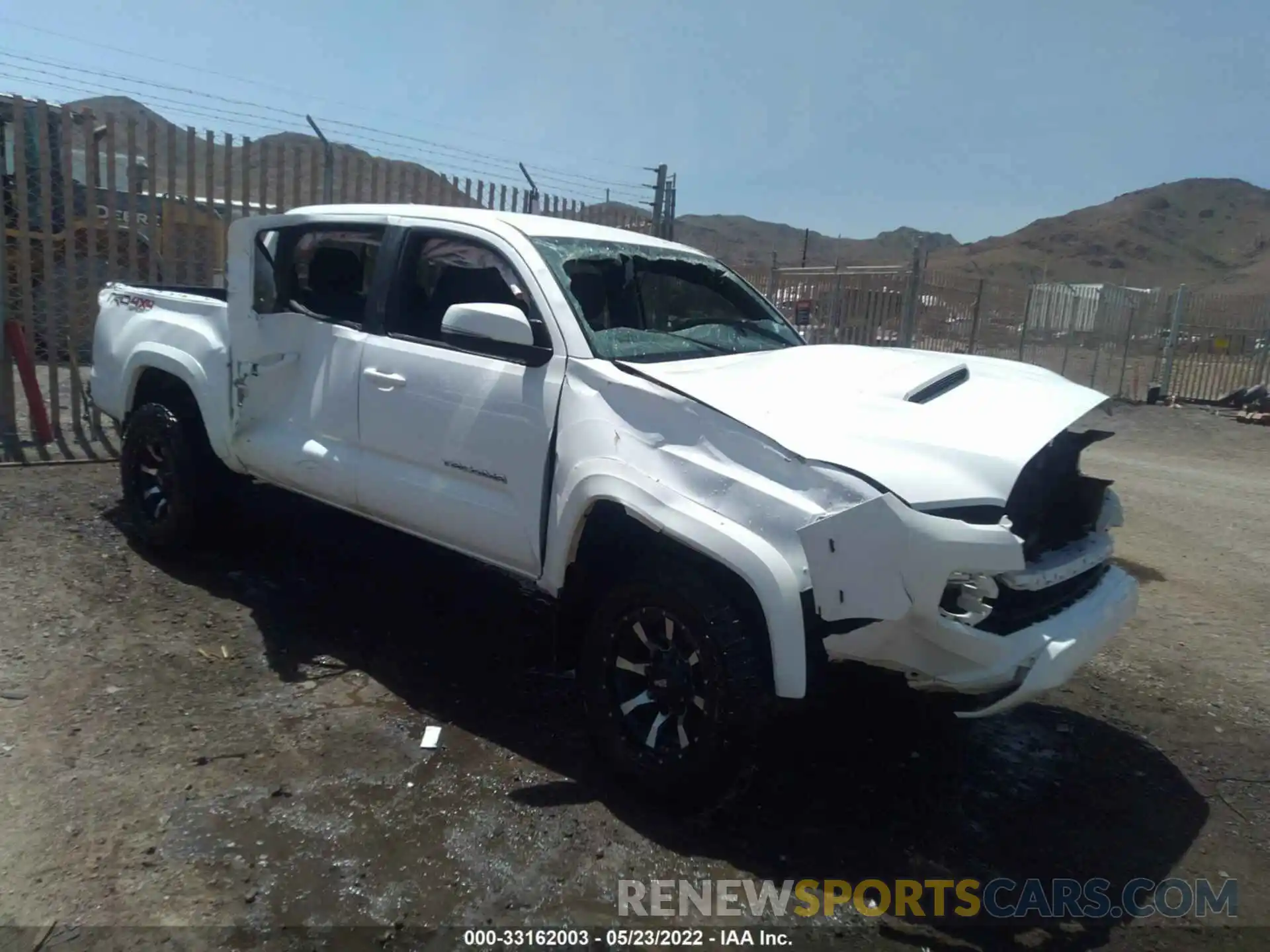 1 Photograph of a damaged car 5TFCZ5AN1MX254050 TOYOTA TACOMA 4WD 2021