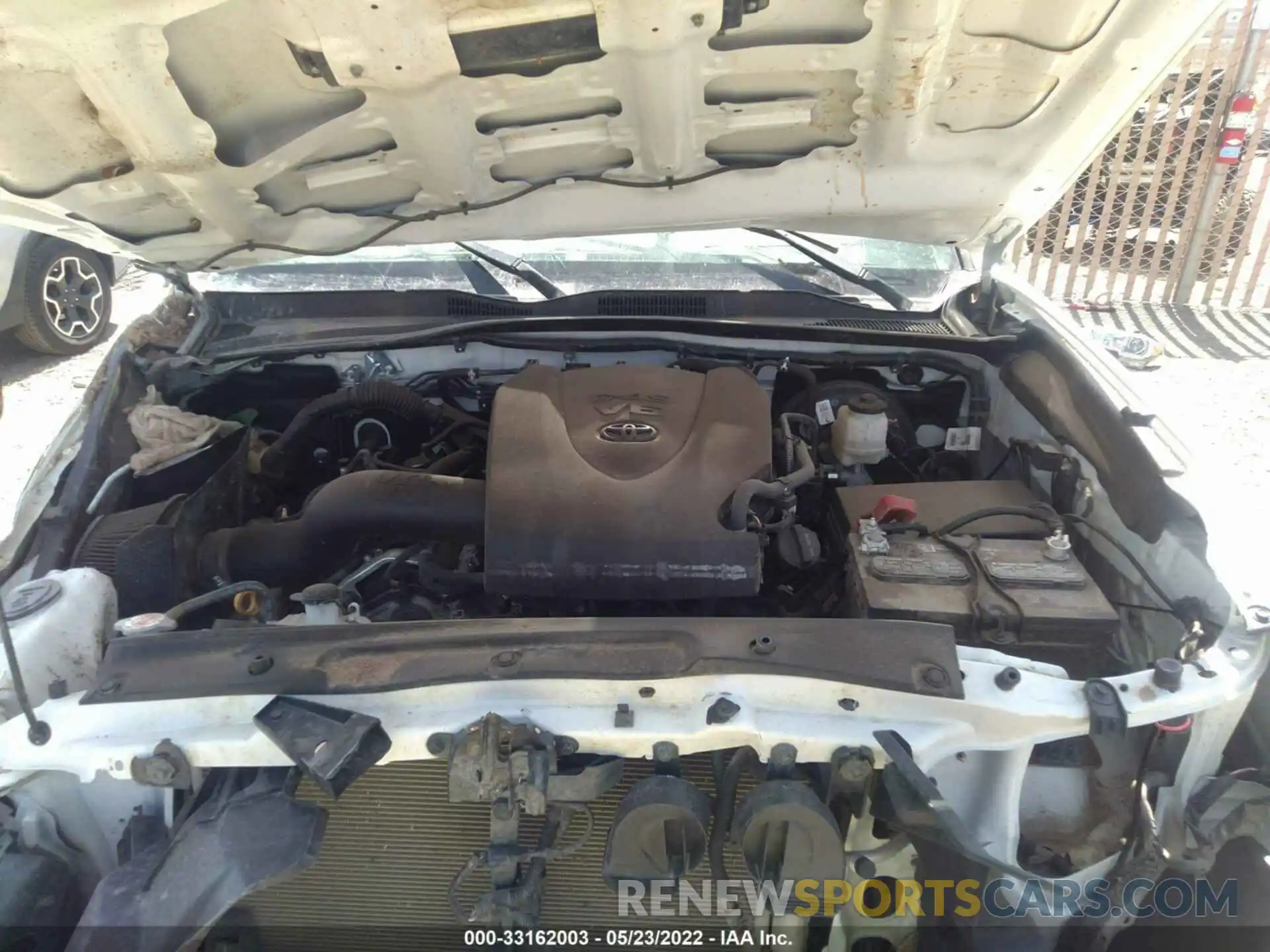 10 Photograph of a damaged car 5TFCZ5AN1MX254050 TOYOTA TACOMA 4WD 2021