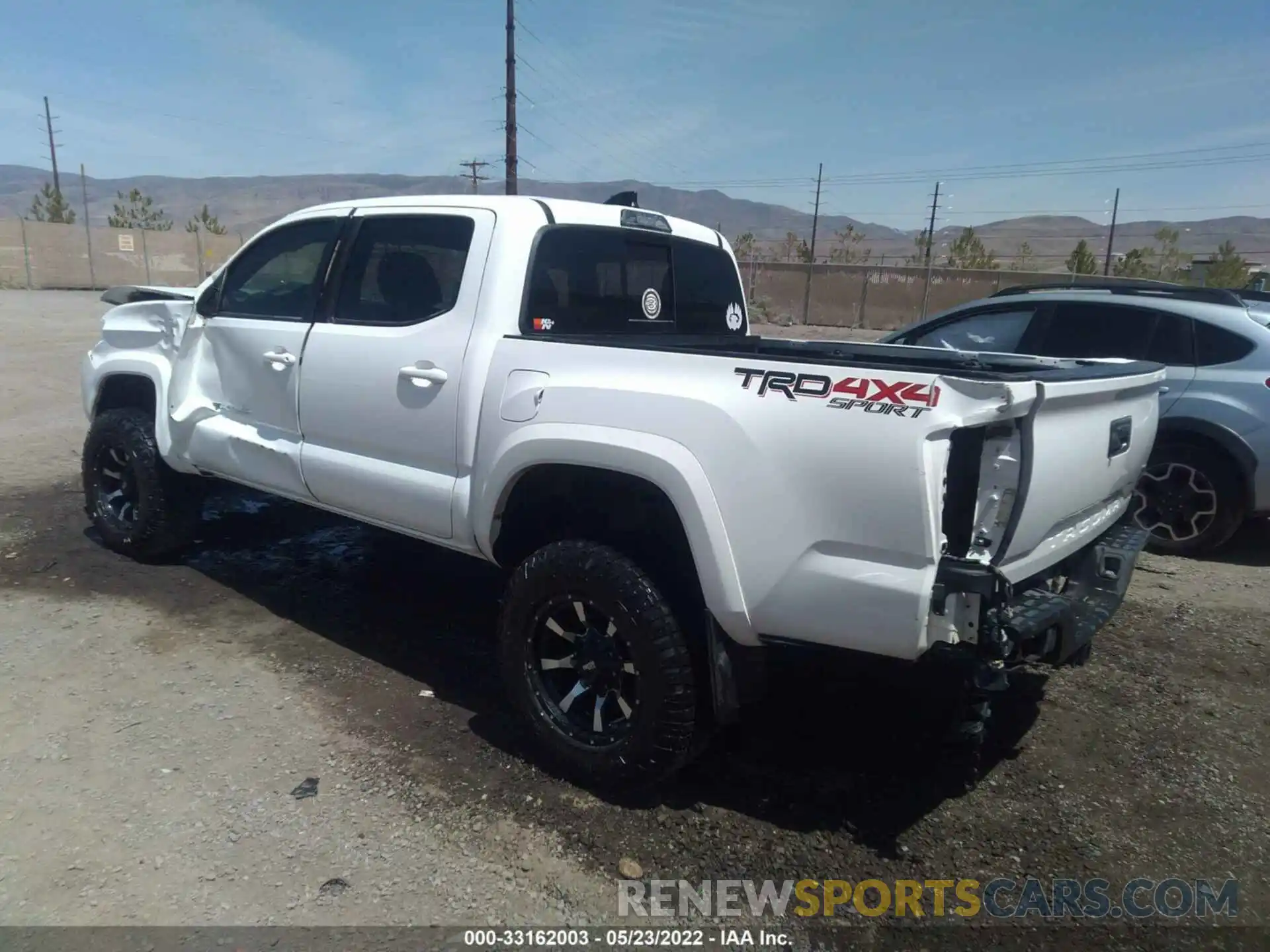 3 Photograph of a damaged car 5TFCZ5AN1MX254050 TOYOTA TACOMA 4WD 2021