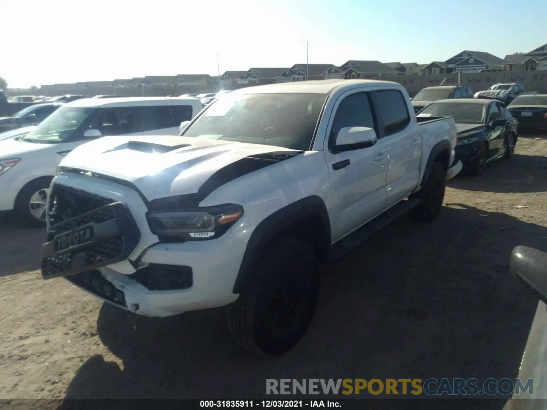 2 Фотография поврежденного автомобиля 5TFCZ5AN1MX264786 TOYOTA TACOMA 4WD 2021