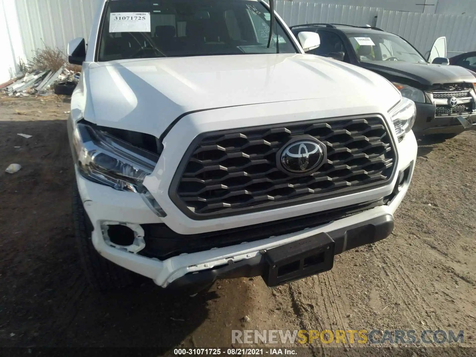 6 Photograph of a damaged car 5TFCZ5AN1MX268773 TOYOTA TACOMA 4WD 2021