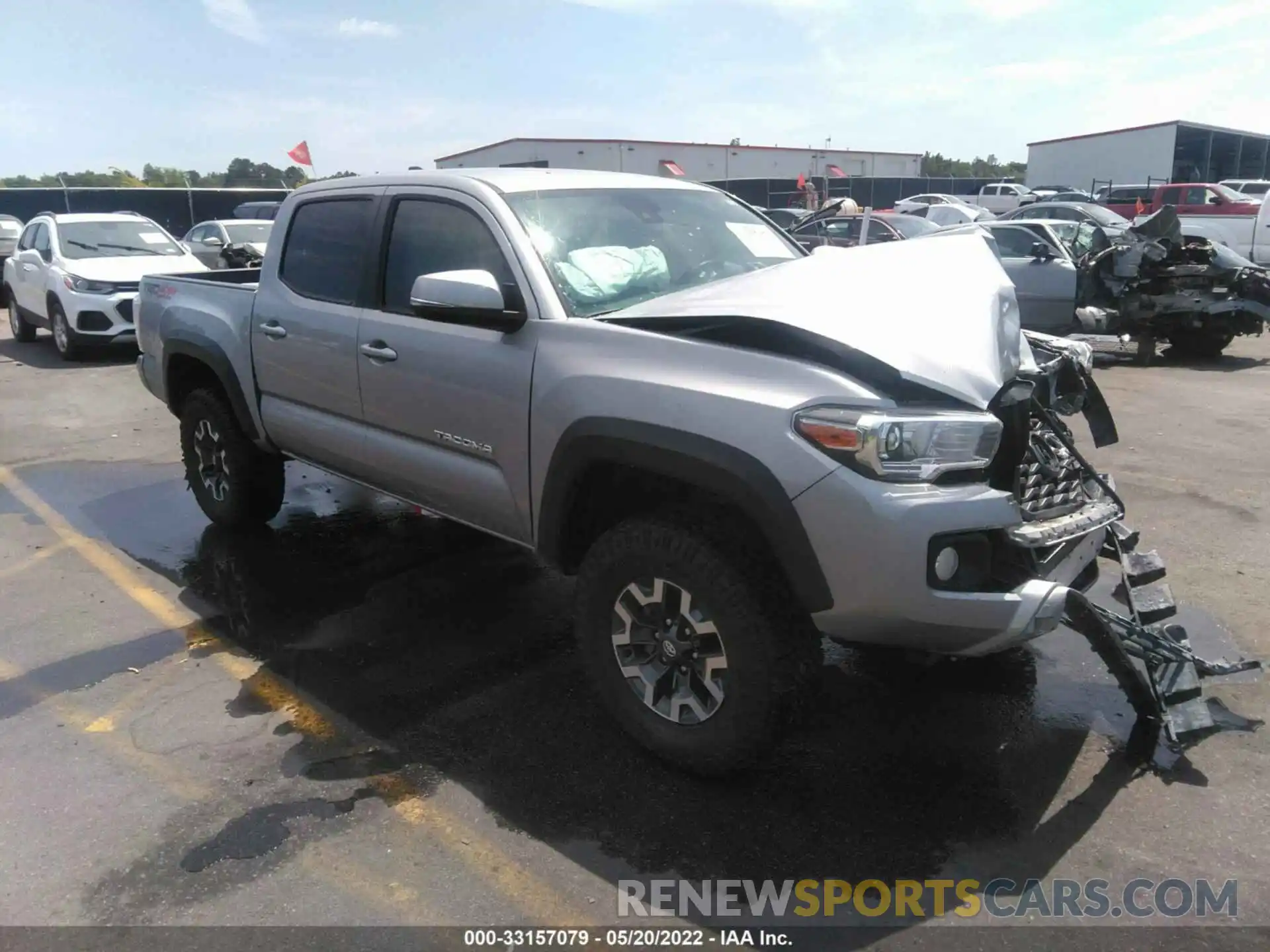 1 Photograph of a damaged car 5TFCZ5AN1MX274167 TOYOTA TACOMA 4WD 2021