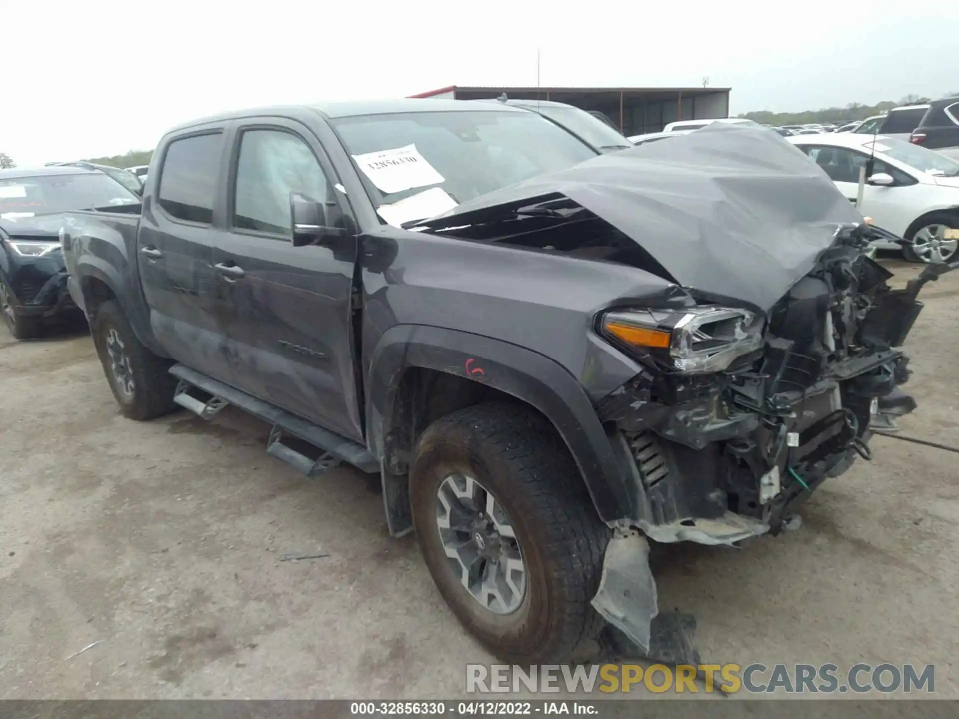 1 Photograph of a damaged car 5TFCZ5AN2MX247902 TOYOTA TACOMA 4WD 2021