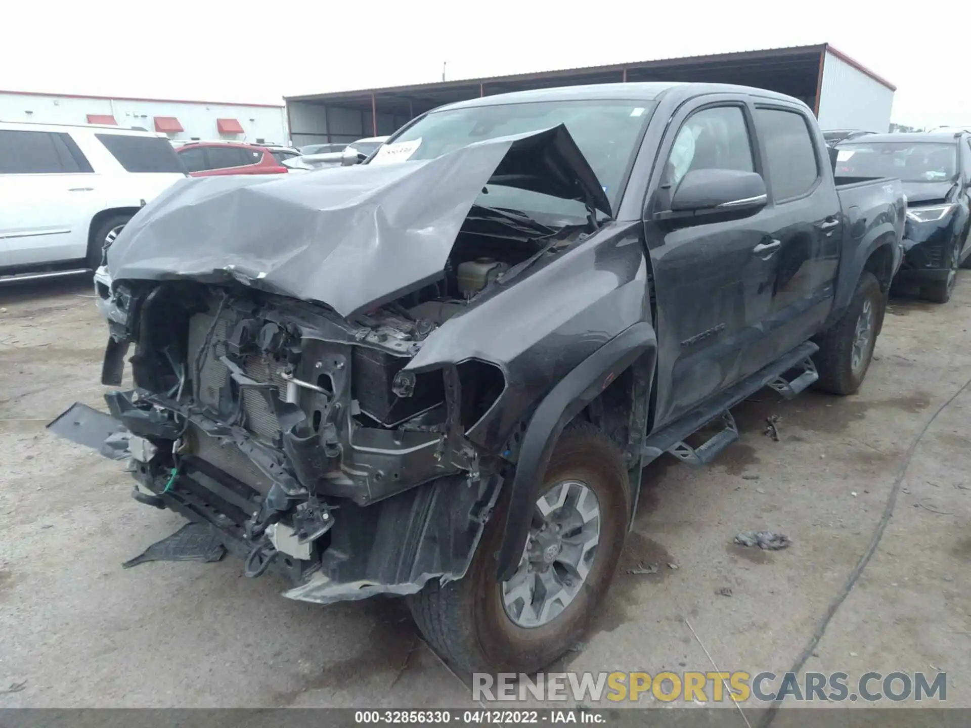 2 Photograph of a damaged car 5TFCZ5AN2MX247902 TOYOTA TACOMA 4WD 2021