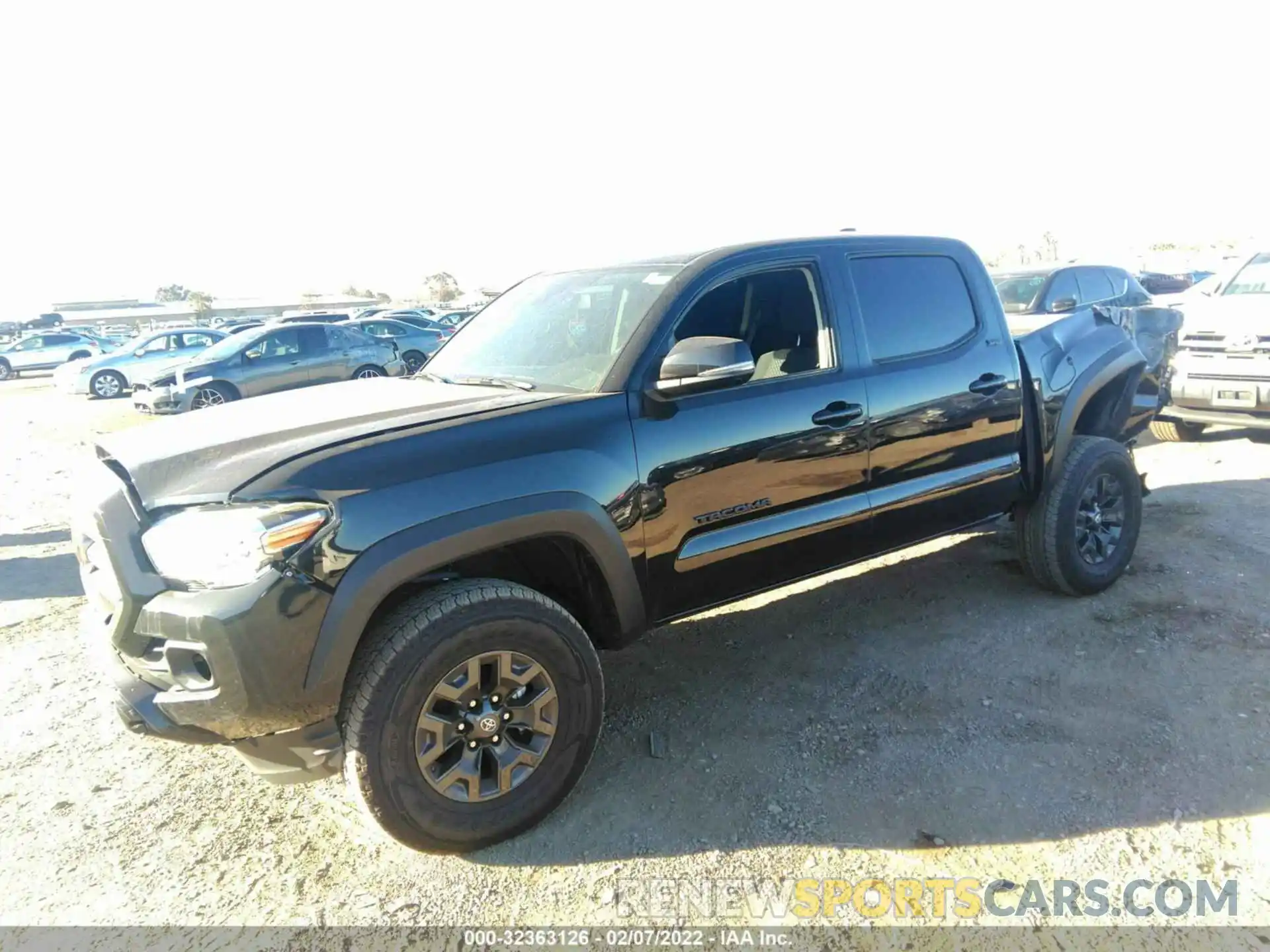 2 Photograph of a damaged car 5TFCZ5AN2MX249262 TOYOTA TACOMA 4WD 2021