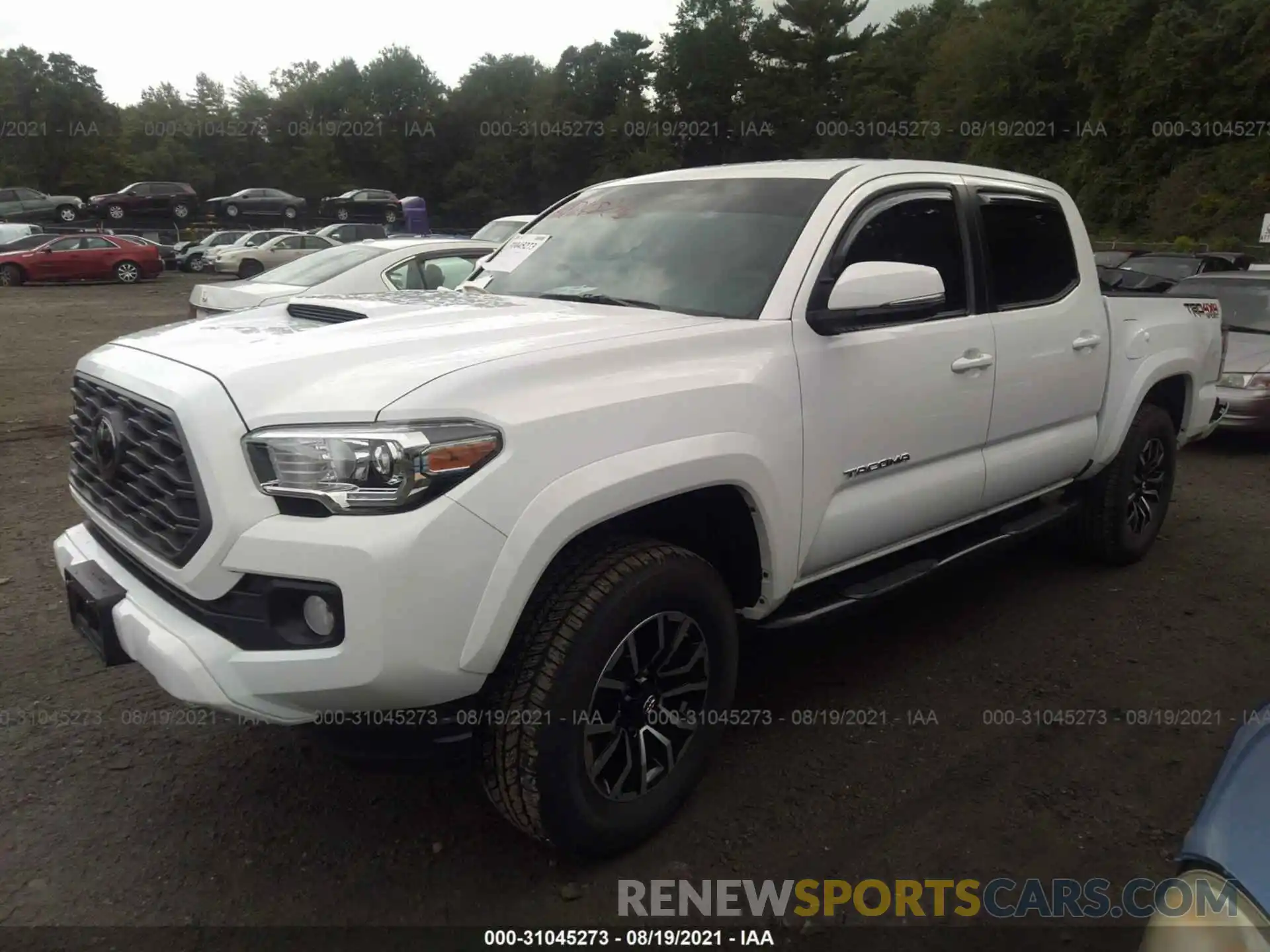 2 Photograph of a damaged car 5TFCZ5AN2MX251822 TOYOTA TACOMA 4WD 2021