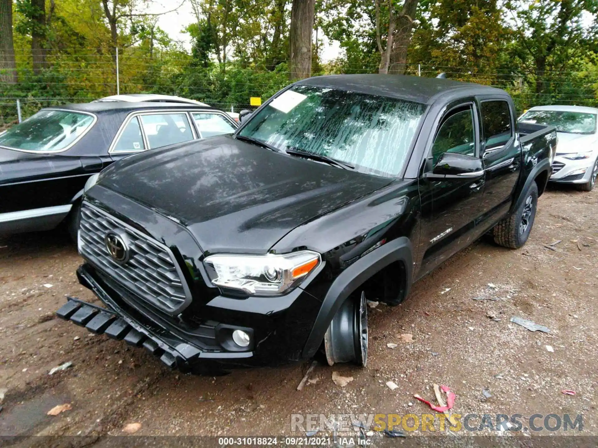 2 Photograph of a damaged car 5TFCZ5AN2MX269060 TOYOTA TACOMA 4WD 2021