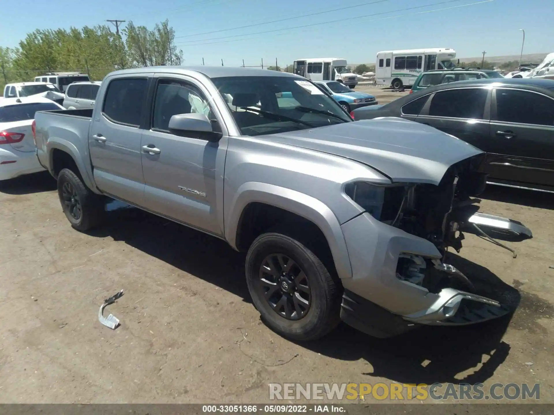 1 Photograph of a damaged car 5TFCZ5AN2MX275862 TOYOTA TACOMA 4WD 2021