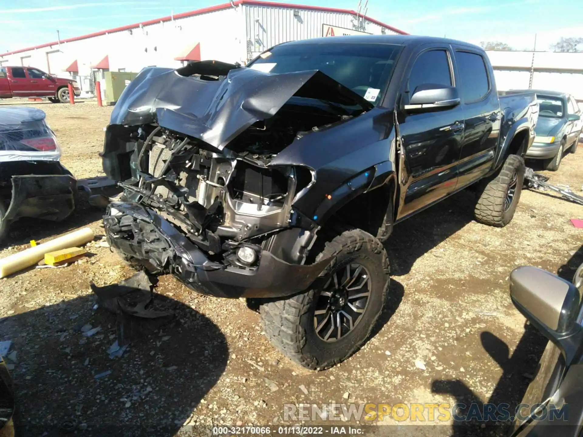 2 Photograph of a damaged car 5TFCZ5AN3MX248072 TOYOTA TACOMA 4WD 2021