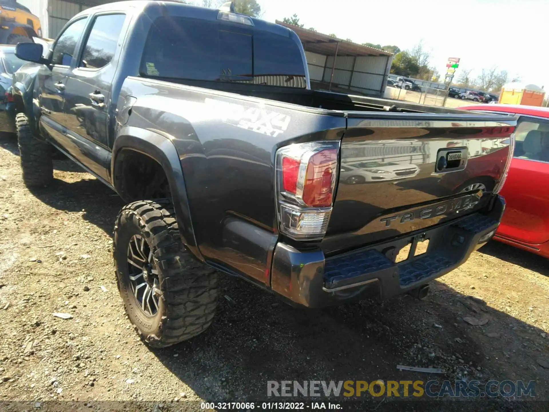 3 Photograph of a damaged car 5TFCZ5AN3MX248072 TOYOTA TACOMA 4WD 2021