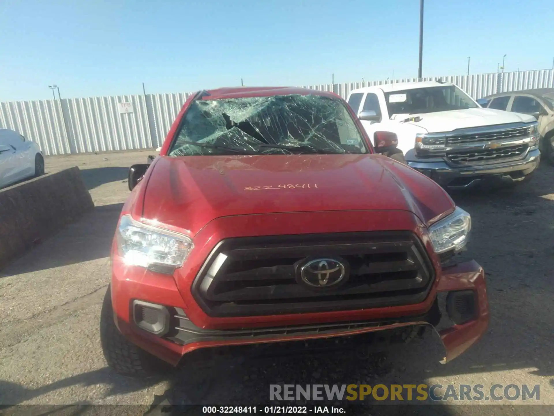 6 Photograph of a damaged car 5TFCZ5AN3MX254938 TOYOTA TACOMA 4WD 2021