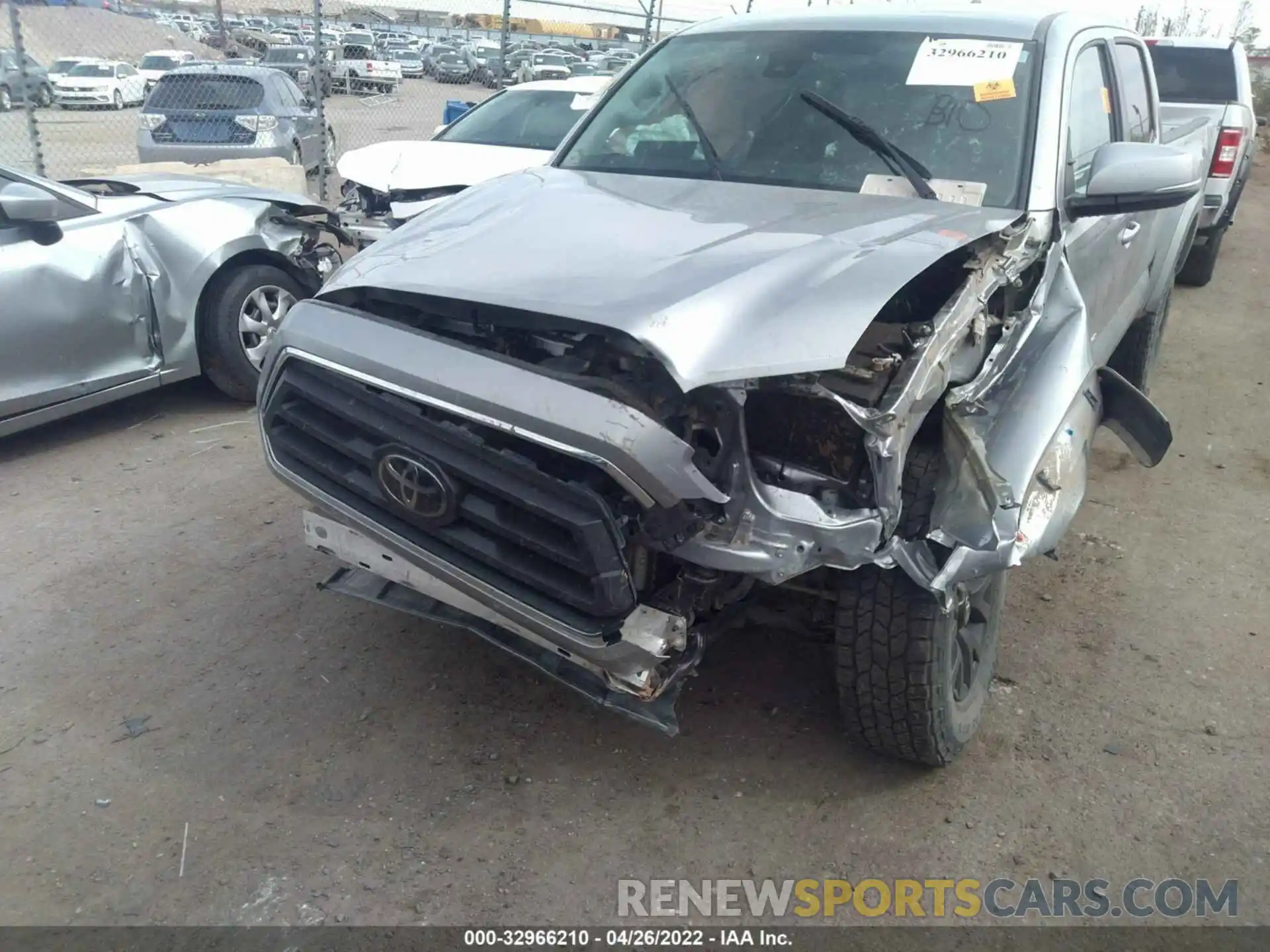 6 Photograph of a damaged car 5TFCZ5AN3MX267124 TOYOTA TACOMA 4WD 2021