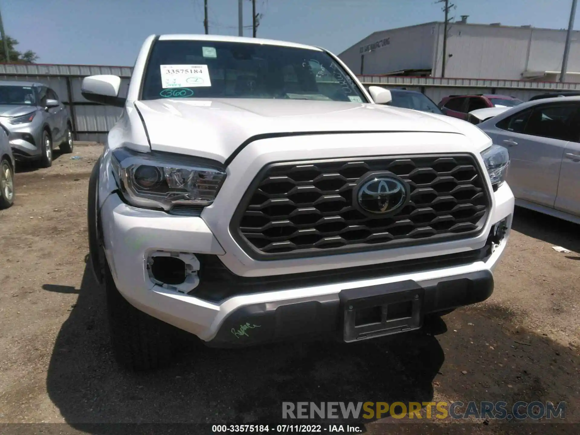 6 Photograph of a damaged car 5TFCZ5AN3MX272162 TOYOTA TACOMA 4WD 2021