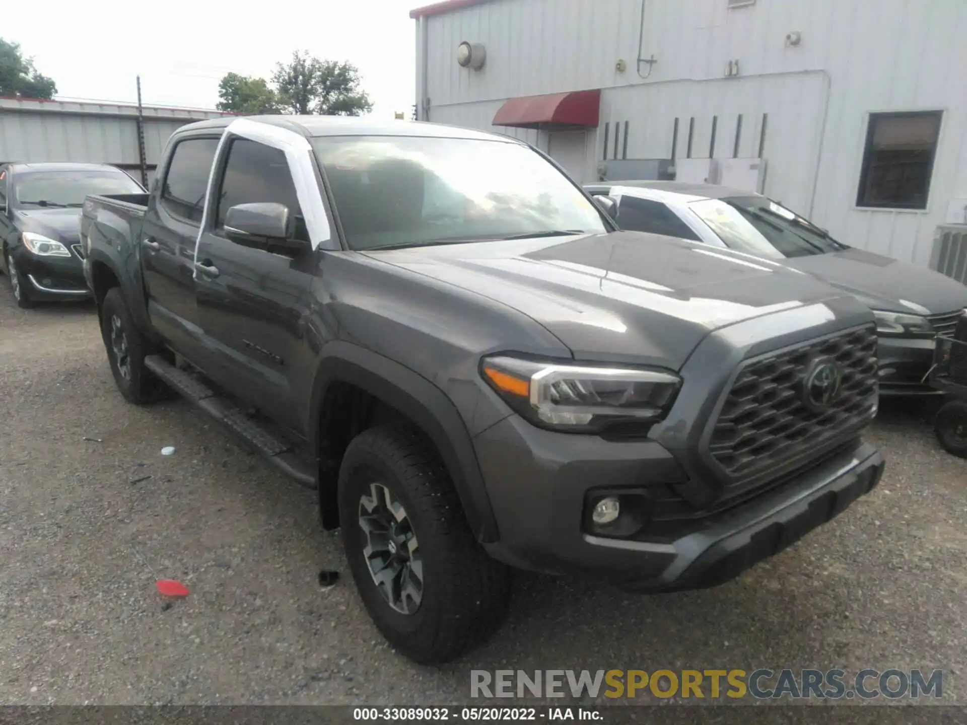 1 Photograph of a damaged car 5TFCZ5AN3MX277880 TOYOTA TACOMA 4WD 2021