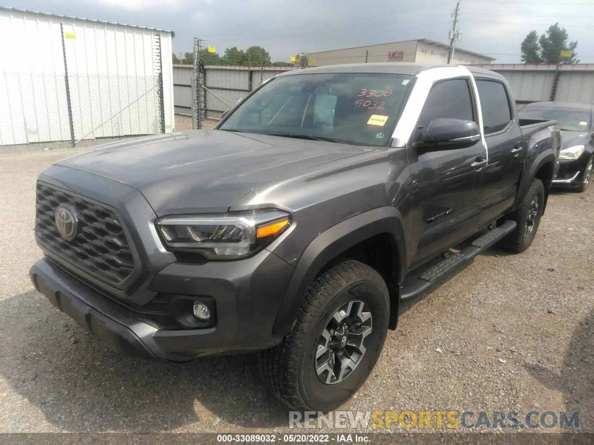 2 Photograph of a damaged car 5TFCZ5AN3MX277880 TOYOTA TACOMA 4WD 2021