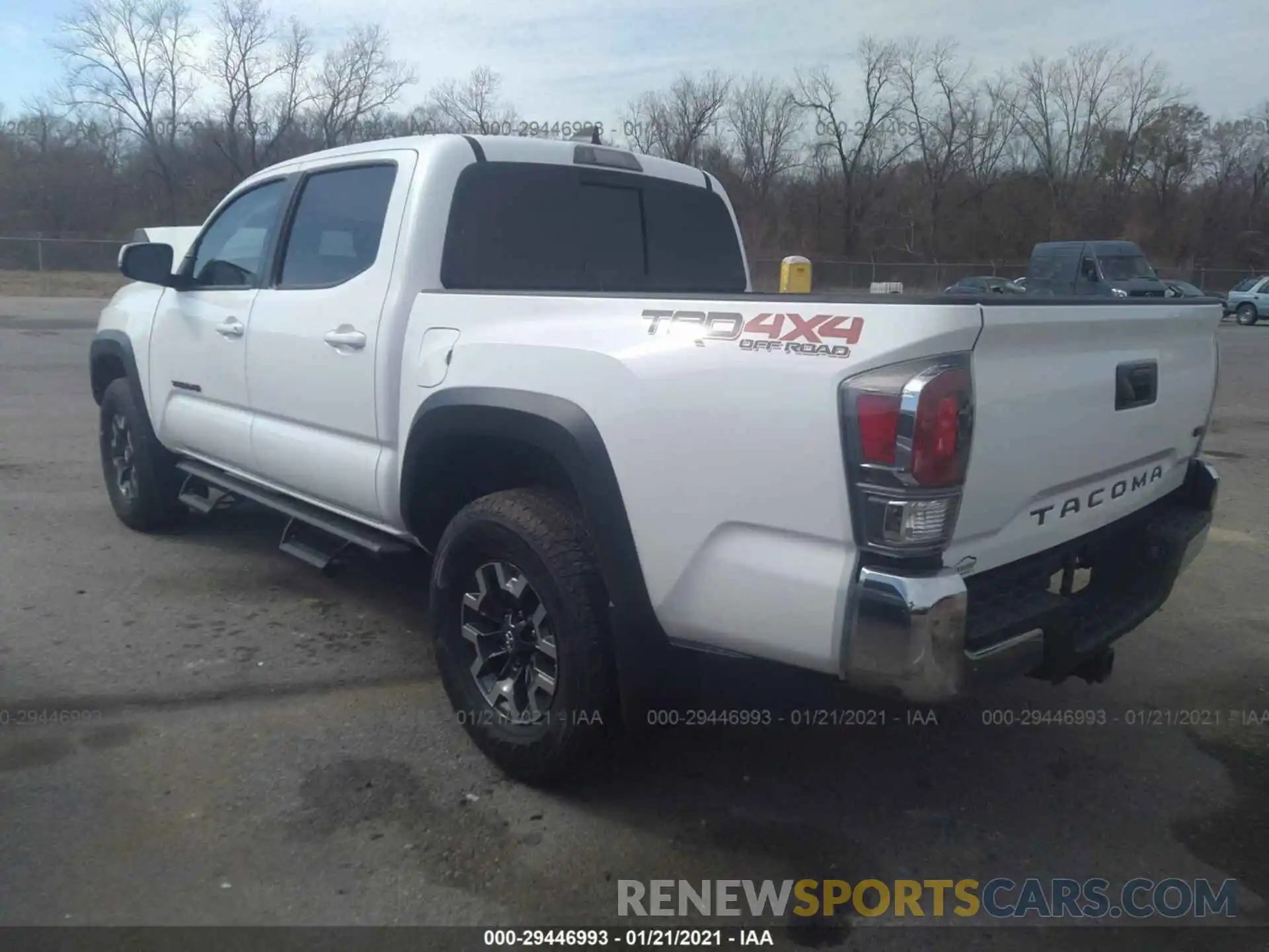 3 Photograph of a damaged car 5TFCZ5AN4MX245584 TOYOTA TACOMA 4WD 2021